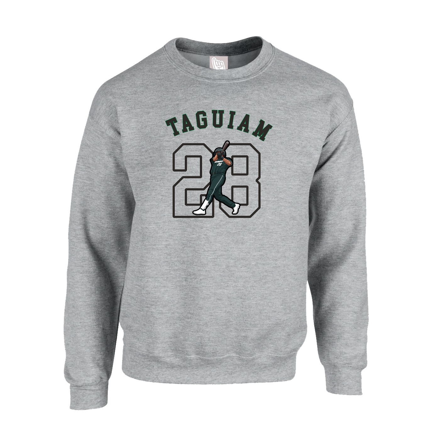 Fleece Crew — Shirsey Arch in Grey