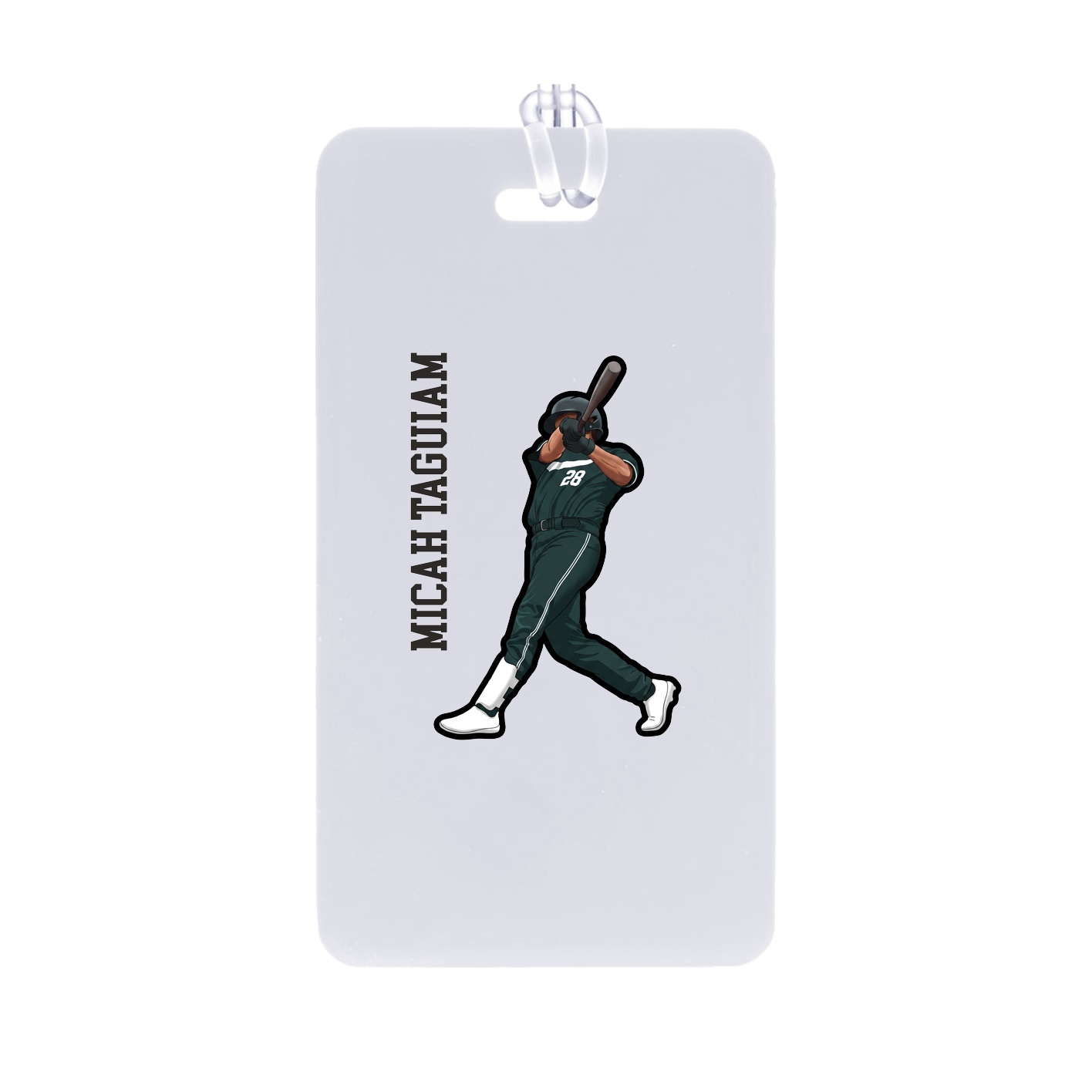 Bag Tag — Name Vertical in Classic