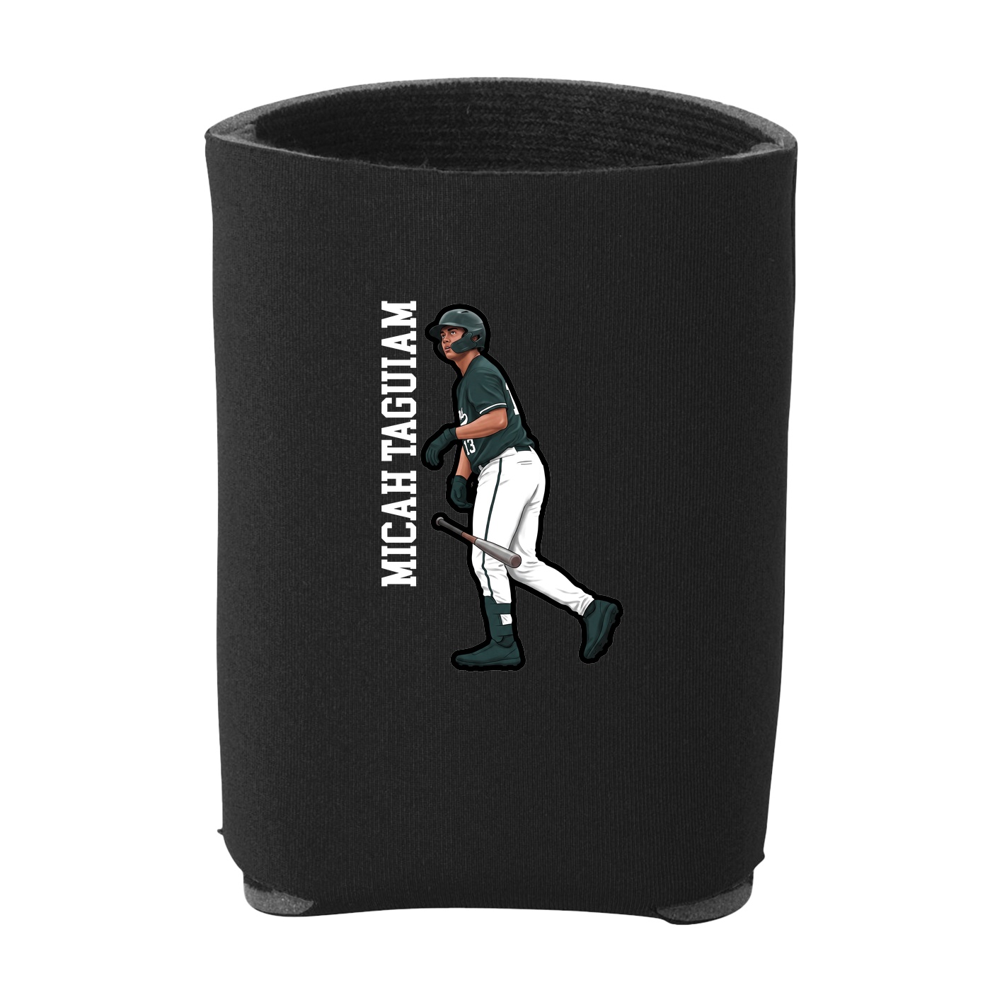 Can Holder — Name Vertical in Black