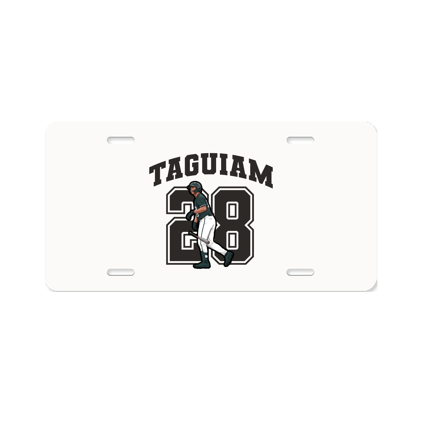 License Plate — Number in Classic