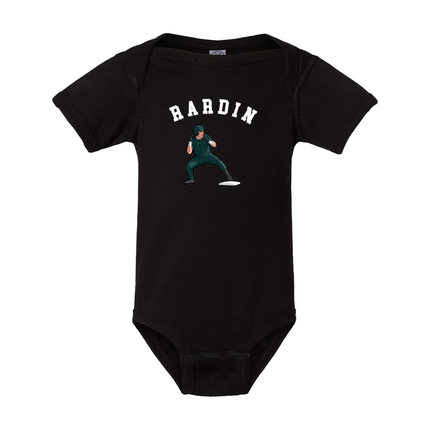 Baby Onesie — Shirsey Arch in Black