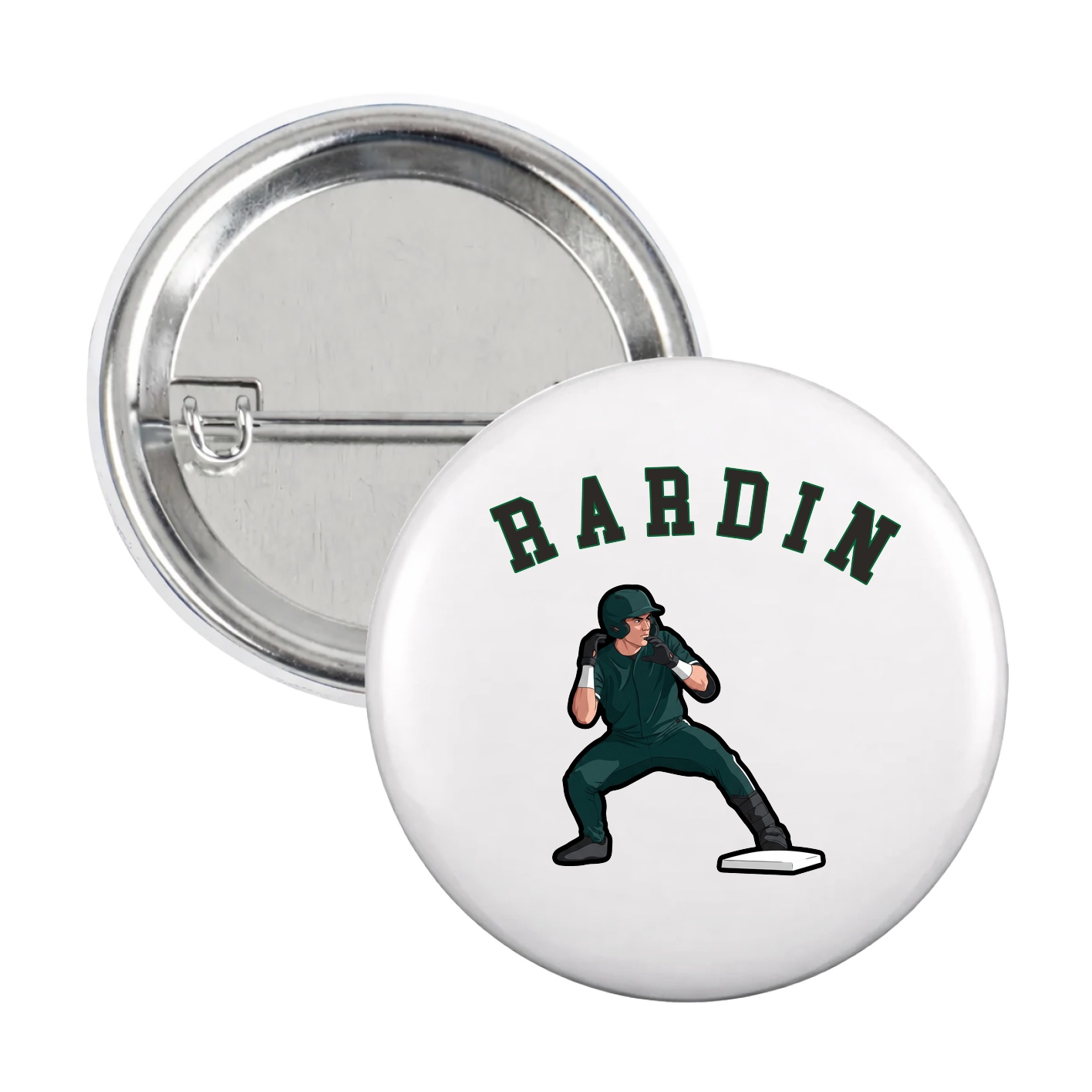 Game Day Button — Shirsey Arch in White