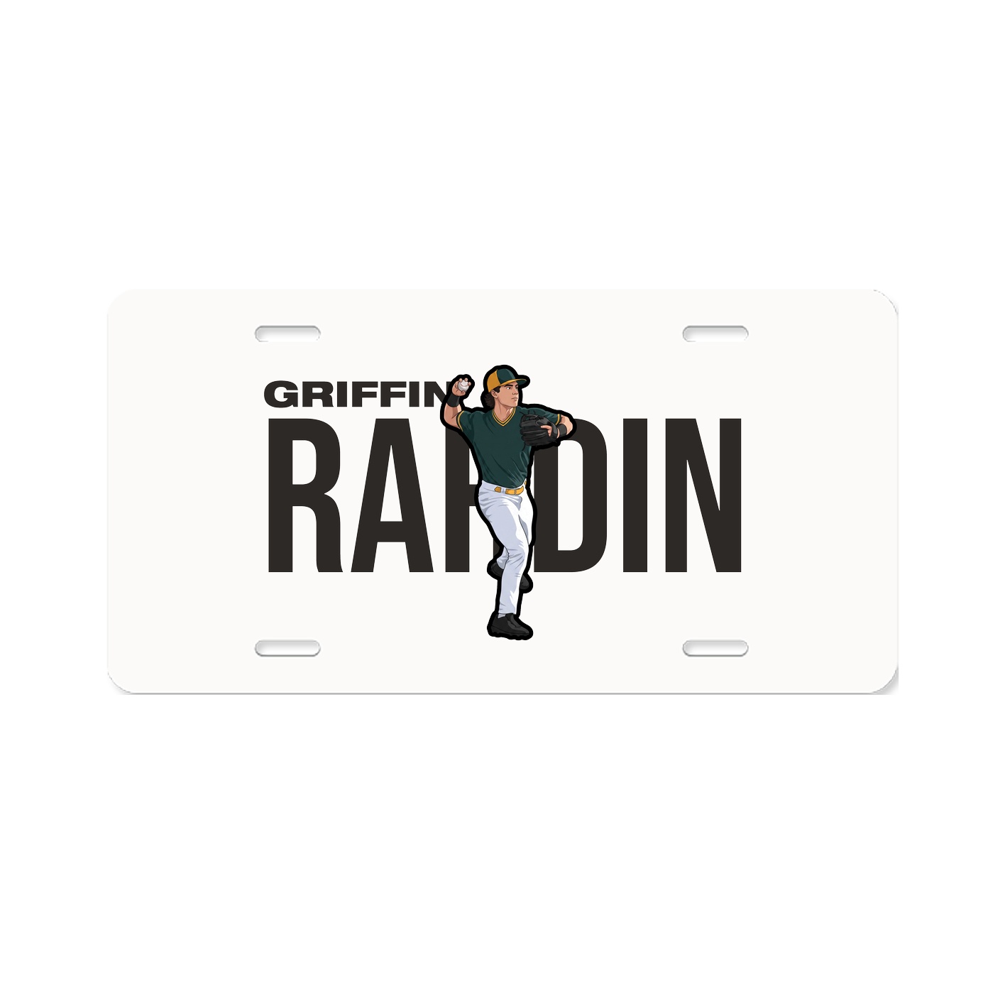 License Plate — Player Name in Classic