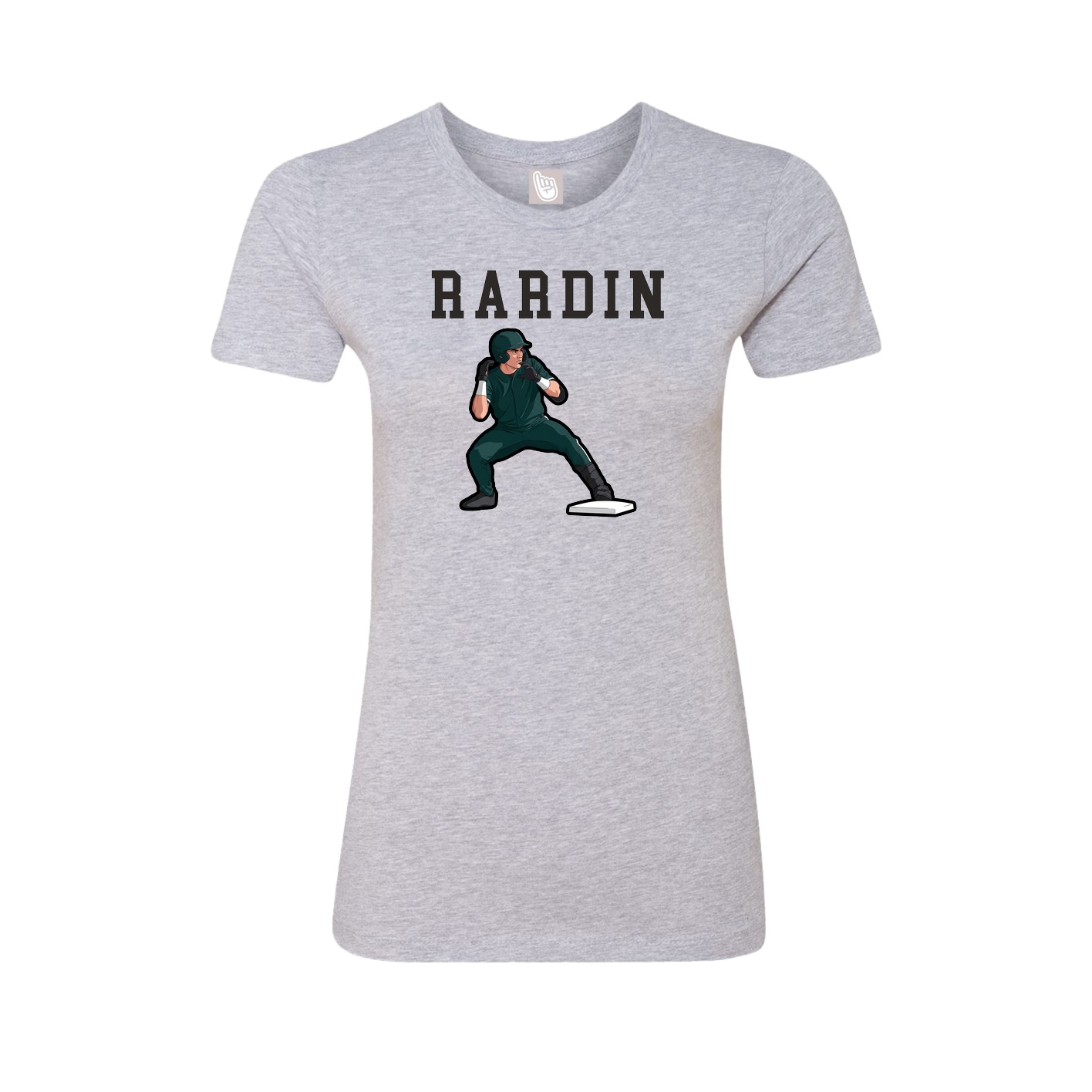 Fitted Women's Tee — Shirsey in Grey