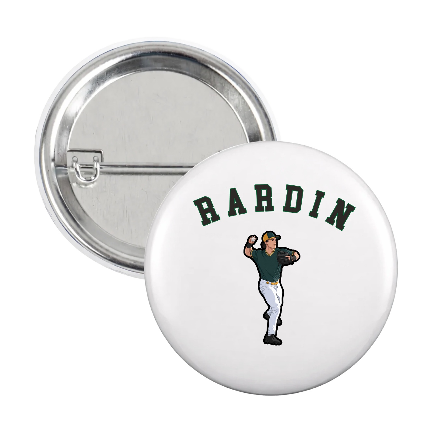 Game Day Button — Shirsey Arch in White