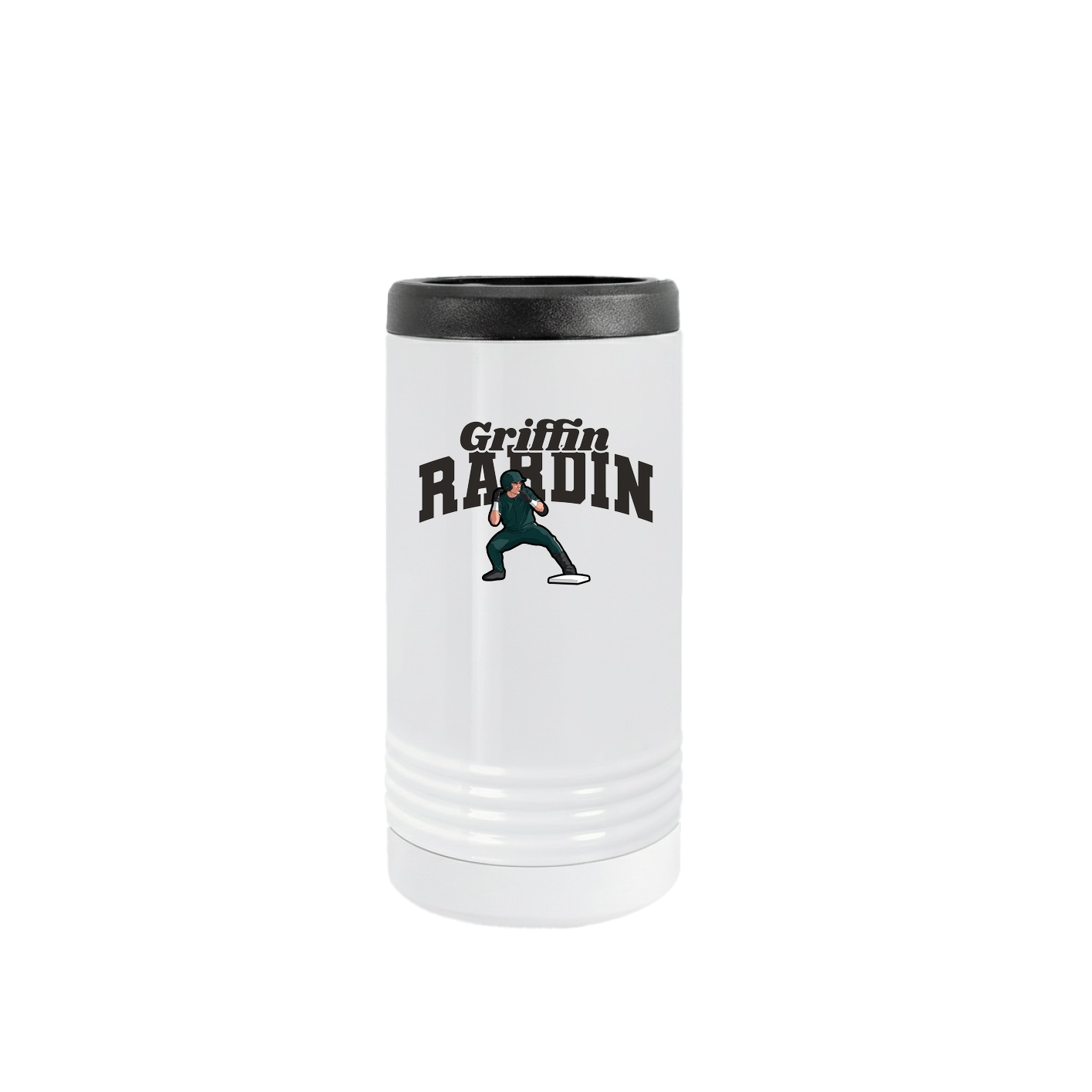 Slim Beverage Holder — Signature Arch in White