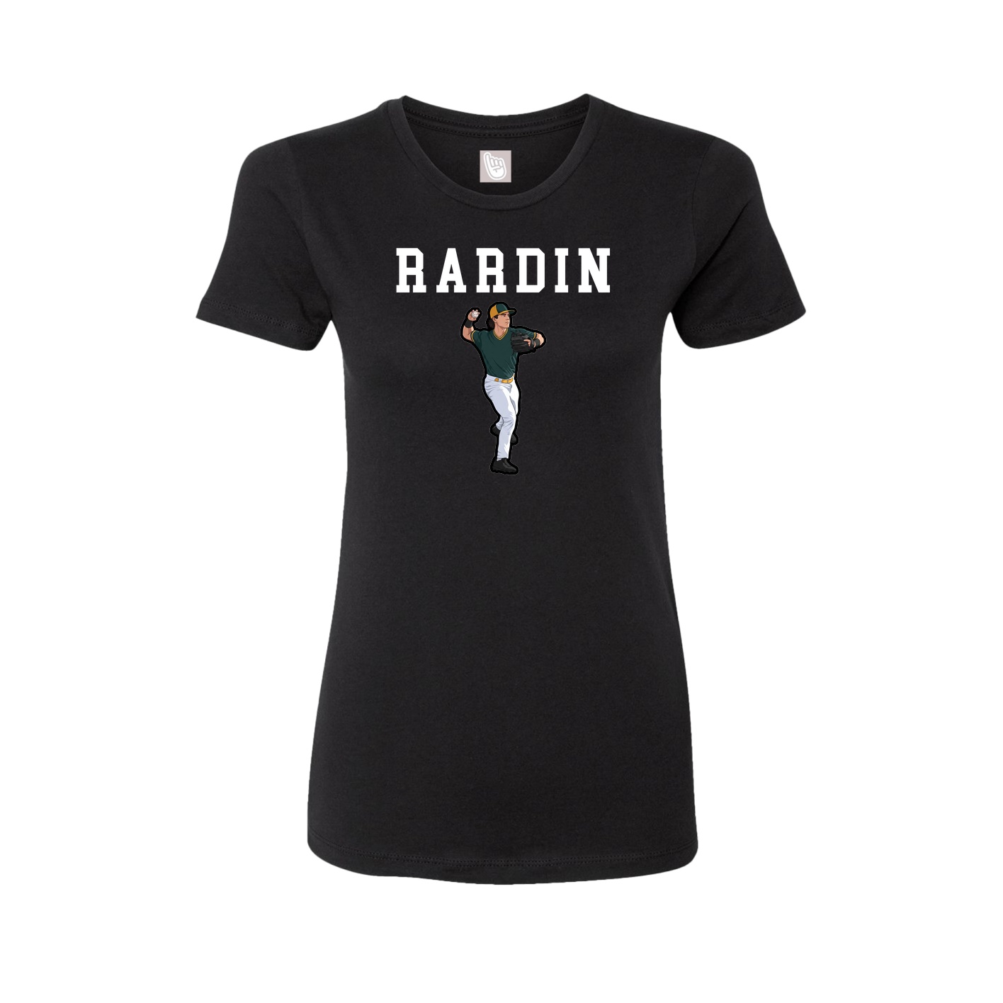 Fitted Women's Tee — Shirsey in Black