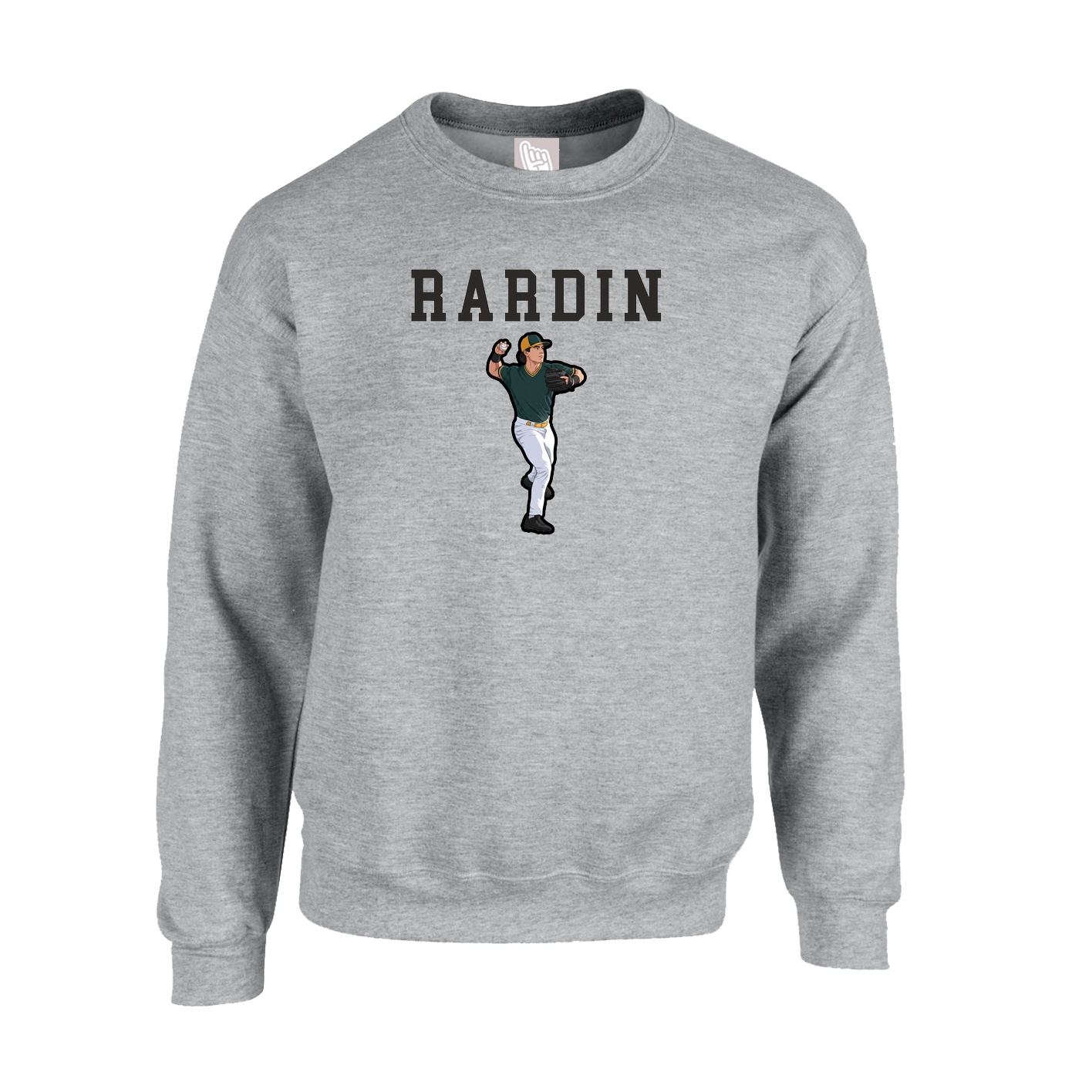 Fleece Crew — Shirsey in Grey