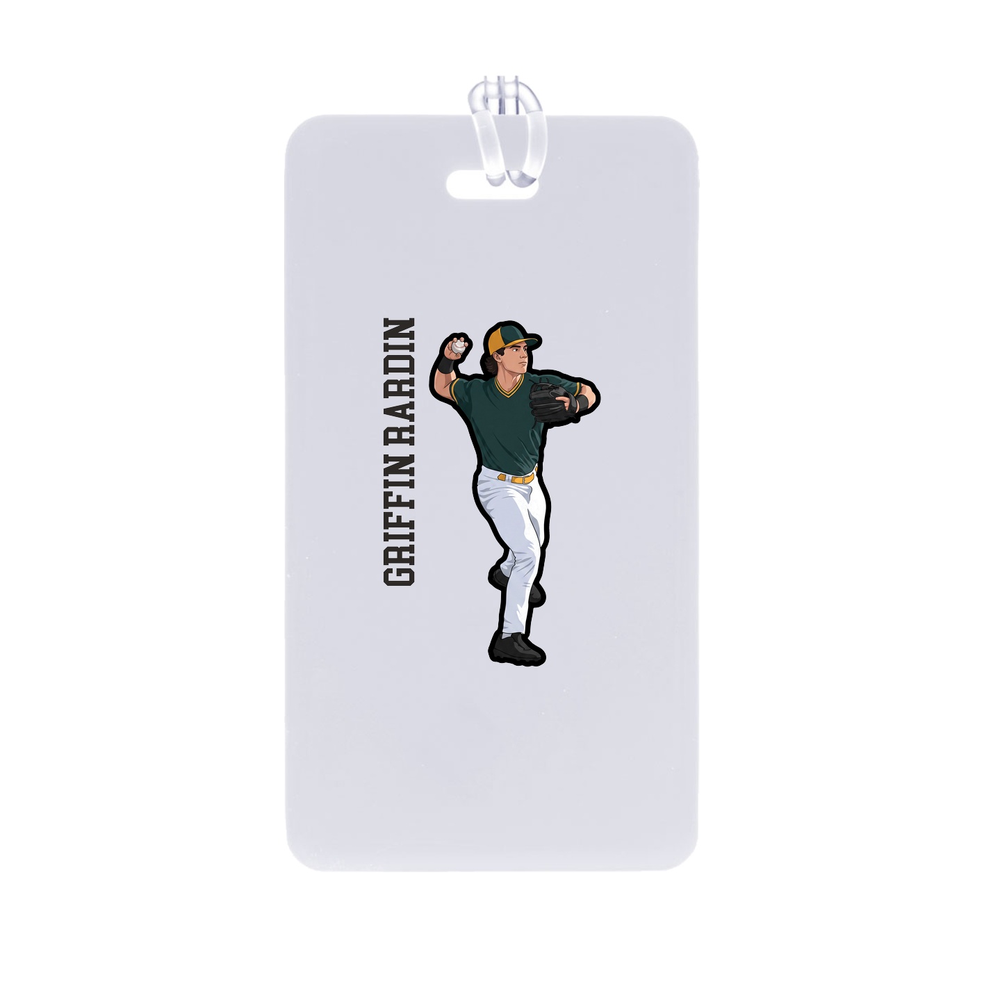 Bag Tag — Name Vertical in Classic