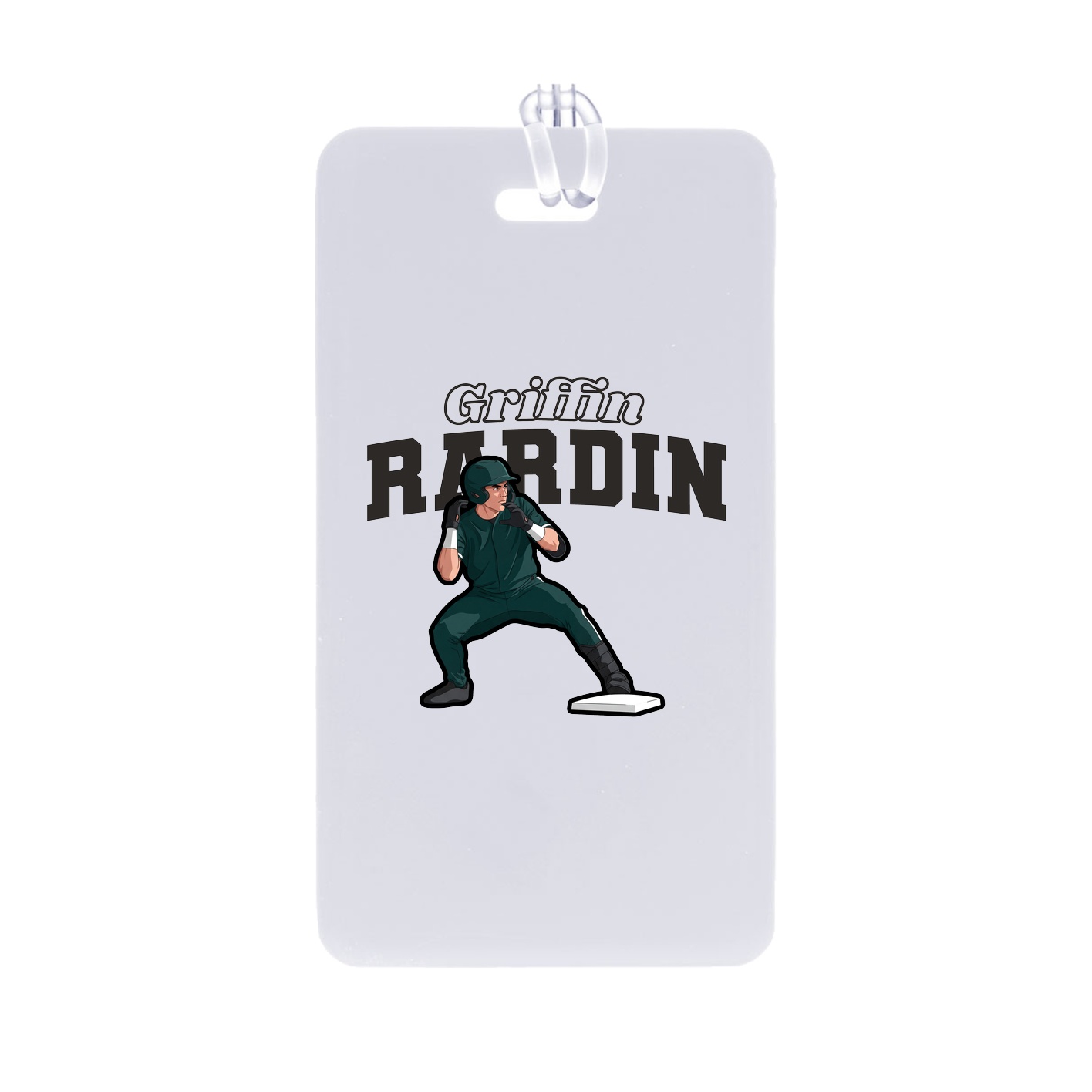 Bag Tag — Name Arch in Classic