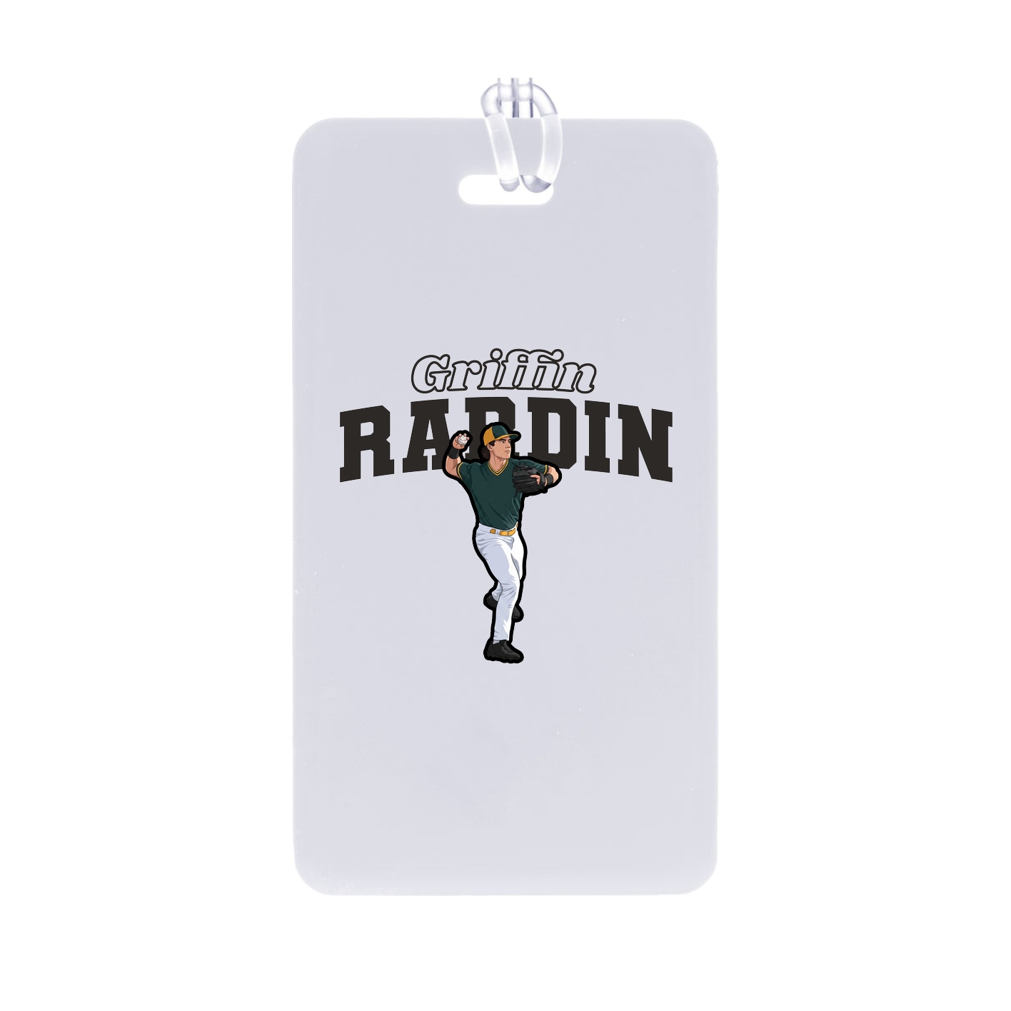 Bag Tag — Name Arch in Classic
