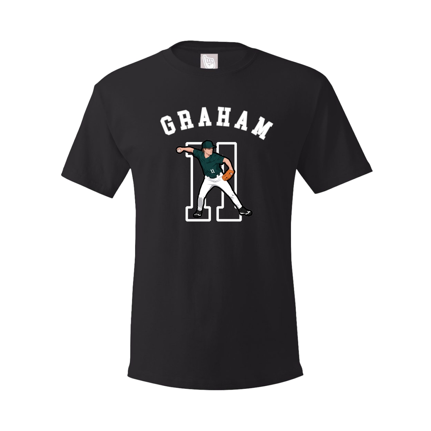 Youth Tee — Shirsey Arch in Black