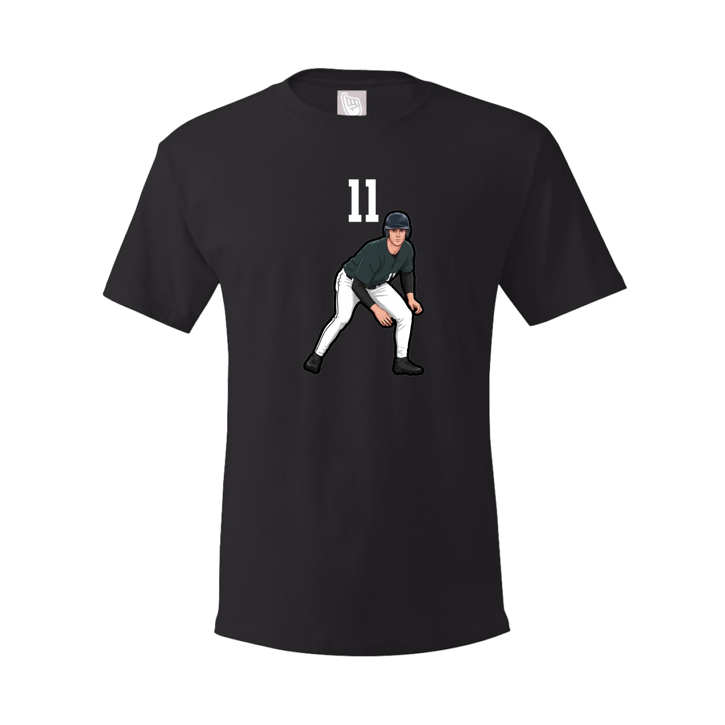 Tee — Number Top in Black