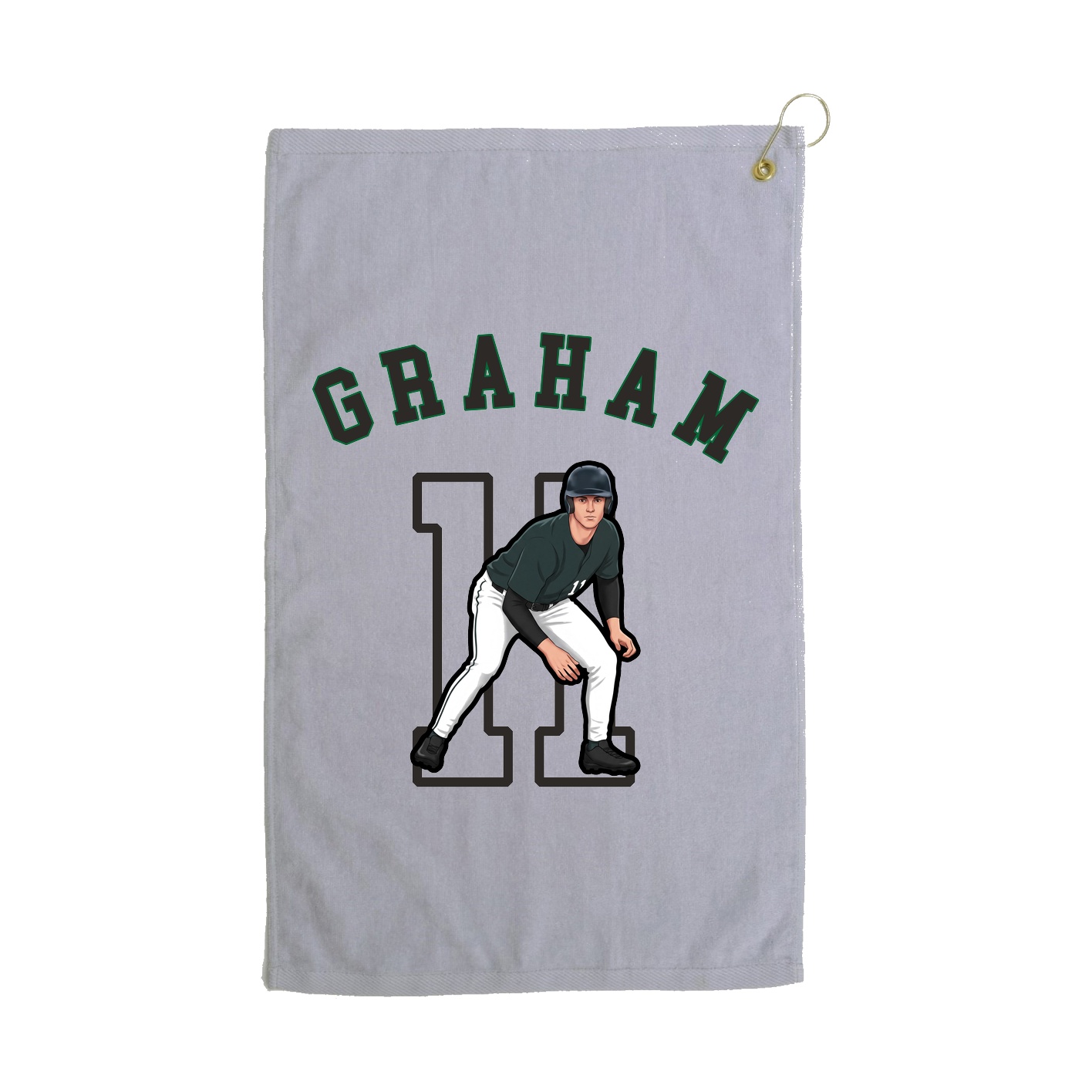 Golf Towel — Shirsey Arch in Grey