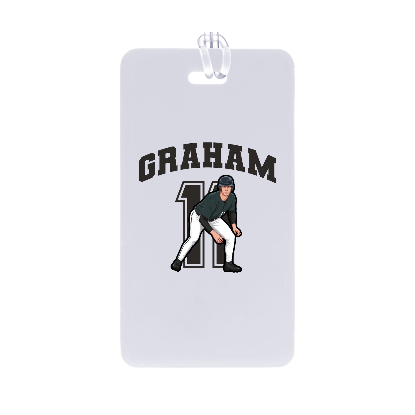 Bag Tag — Number in Classic