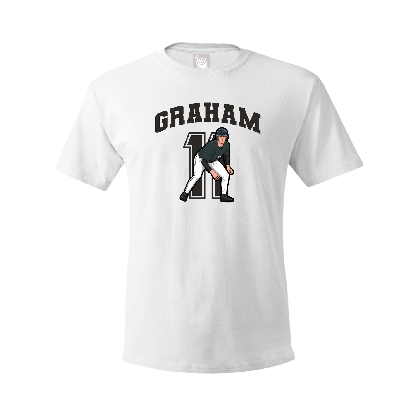 Tee — Number in White