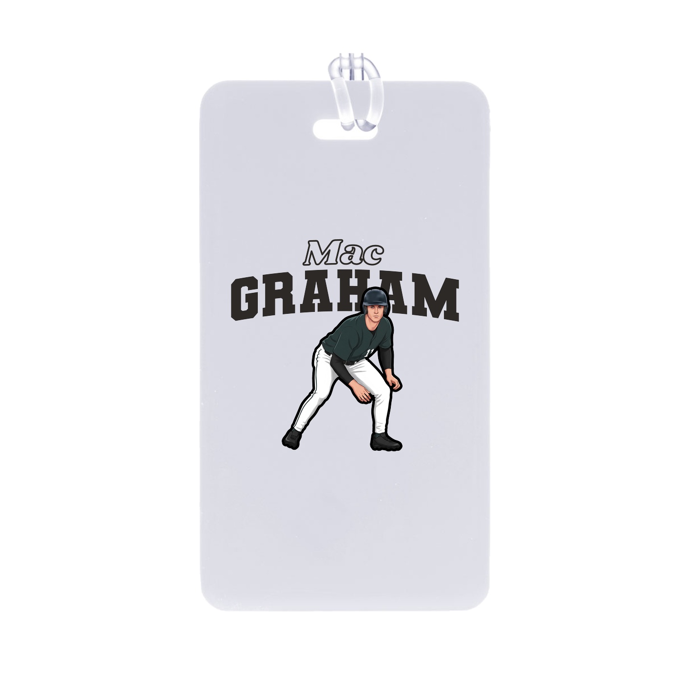 Bag Tag — Name Arch in Classic