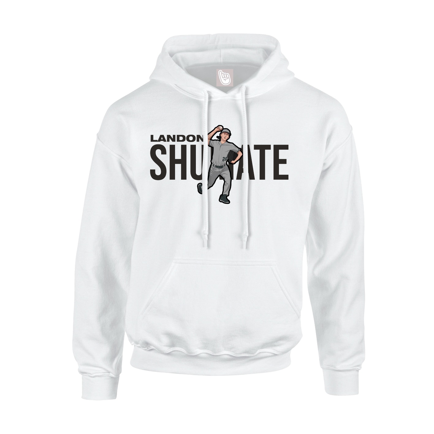 Hoodie — Player Name in White