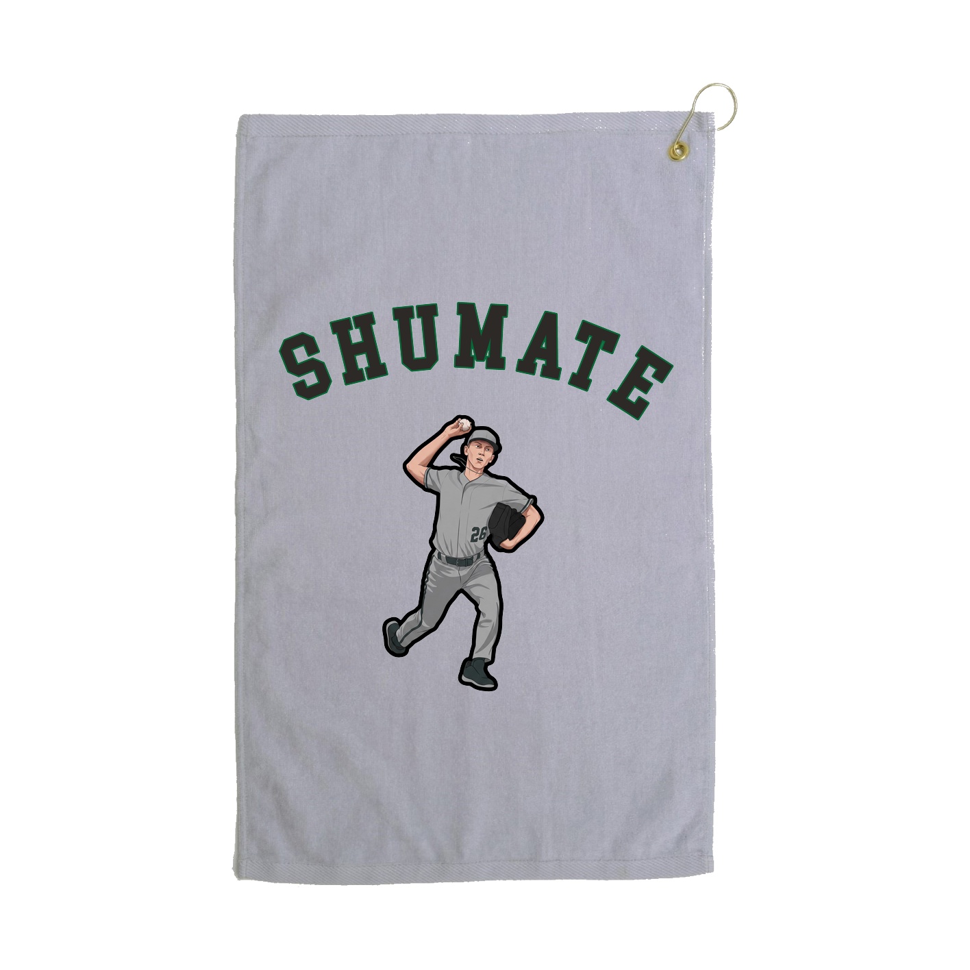 Golf Towel — Shirsey Arch in Grey