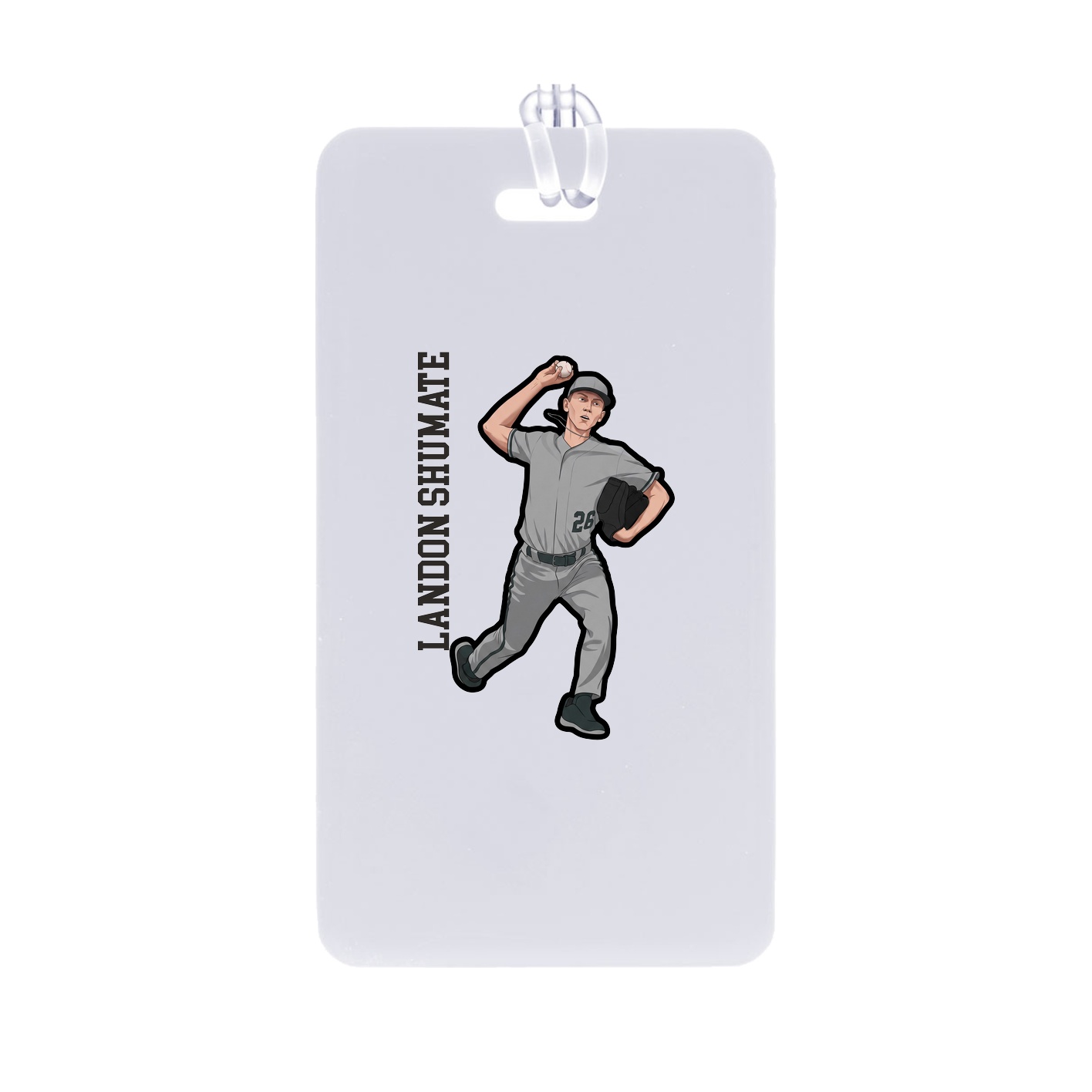 Bag Tag — Name Vertical in Classic