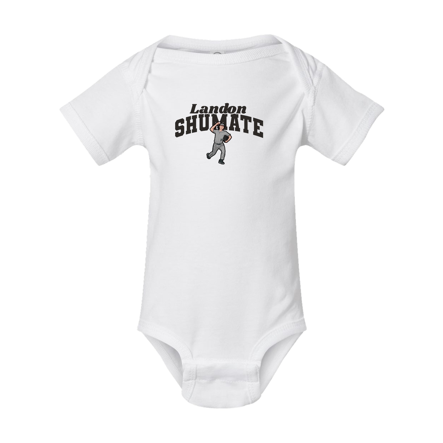 Baby Onesie — Signature Arch in White