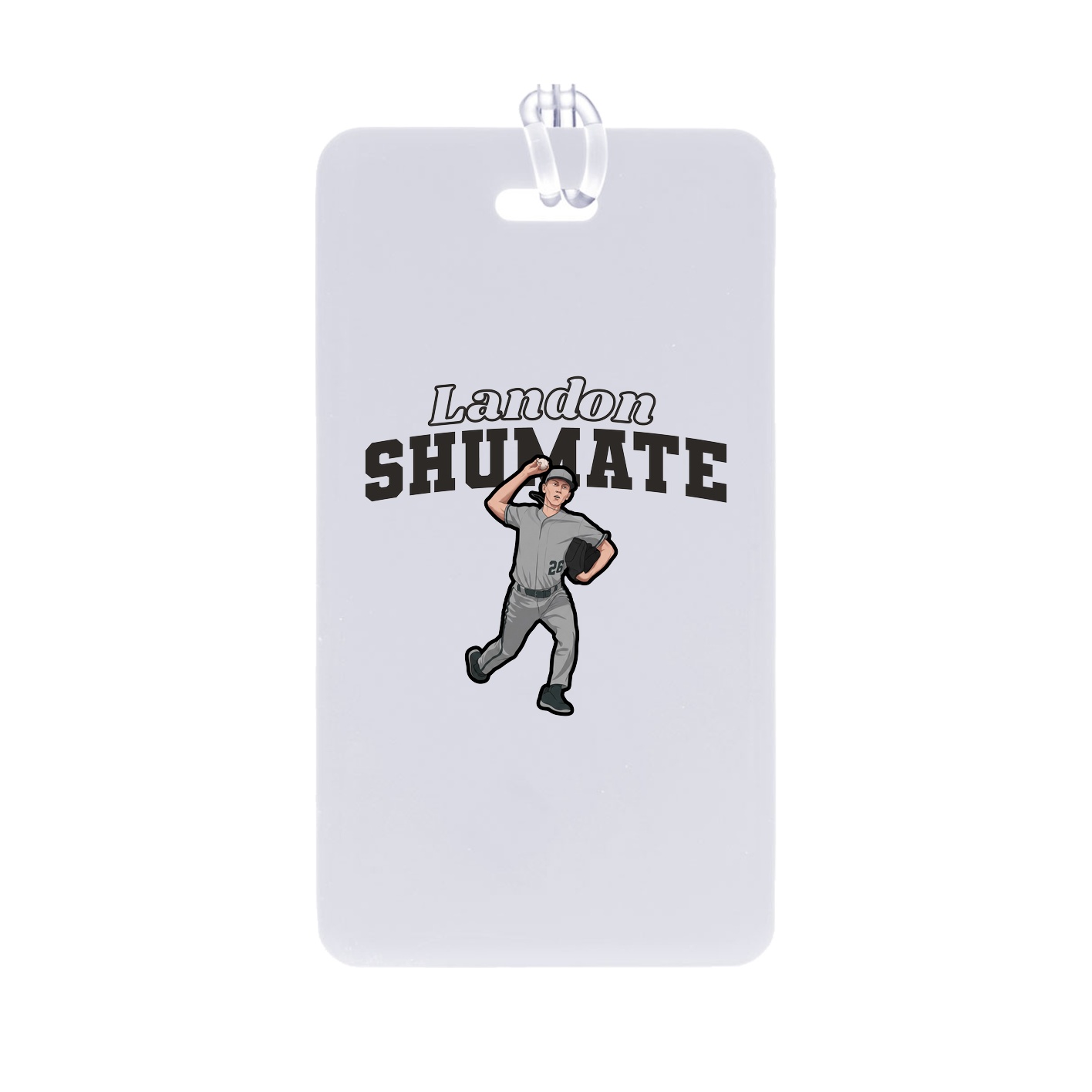Bag Tag — Name Arch in Classic