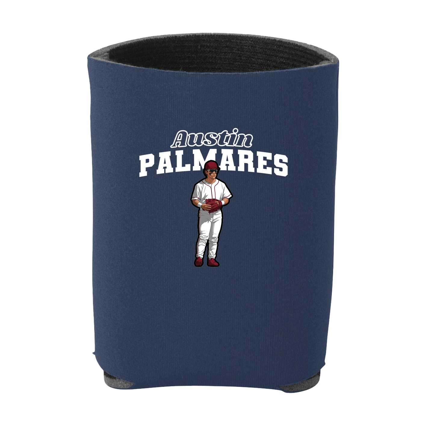 Can Holder — Name Arch in Navy