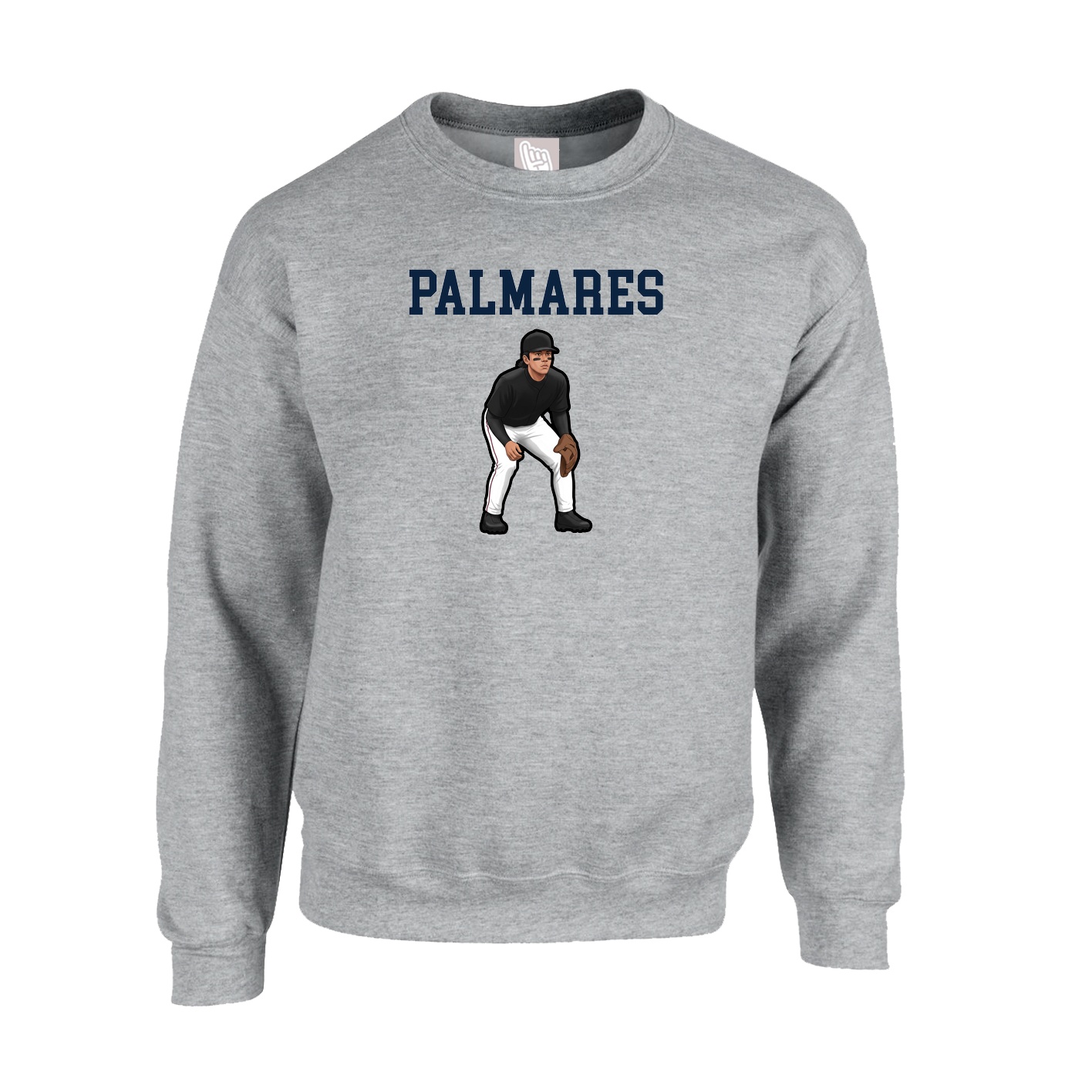 Fleece Crew — Shirsey in Grey