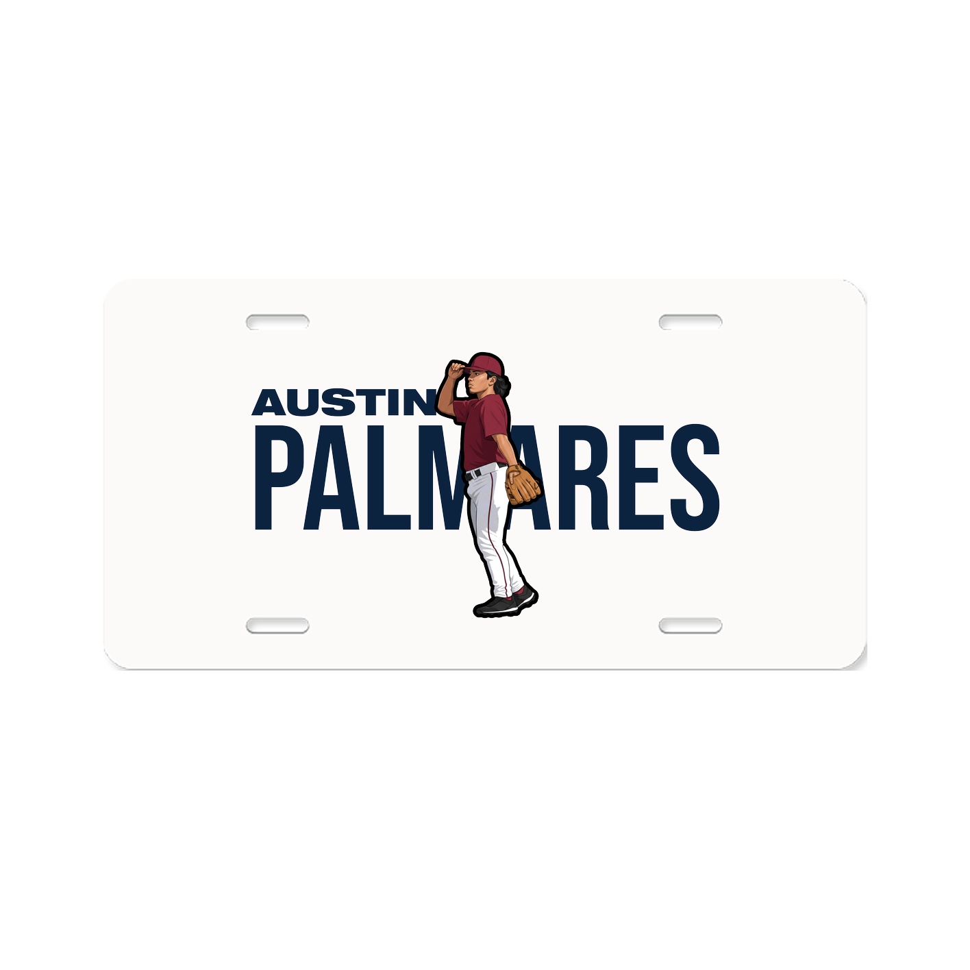 License Plate — Player Name in Classic