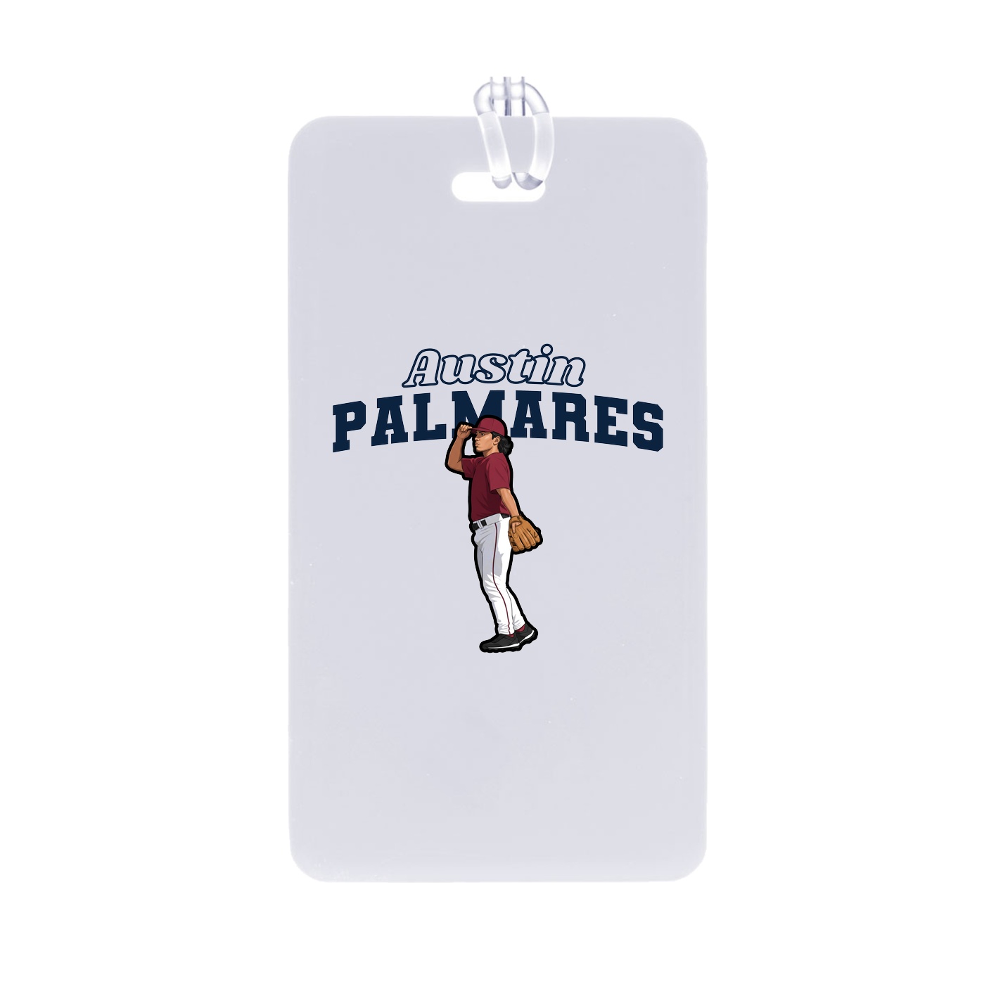 Bag Tag — Name Arch in Classic