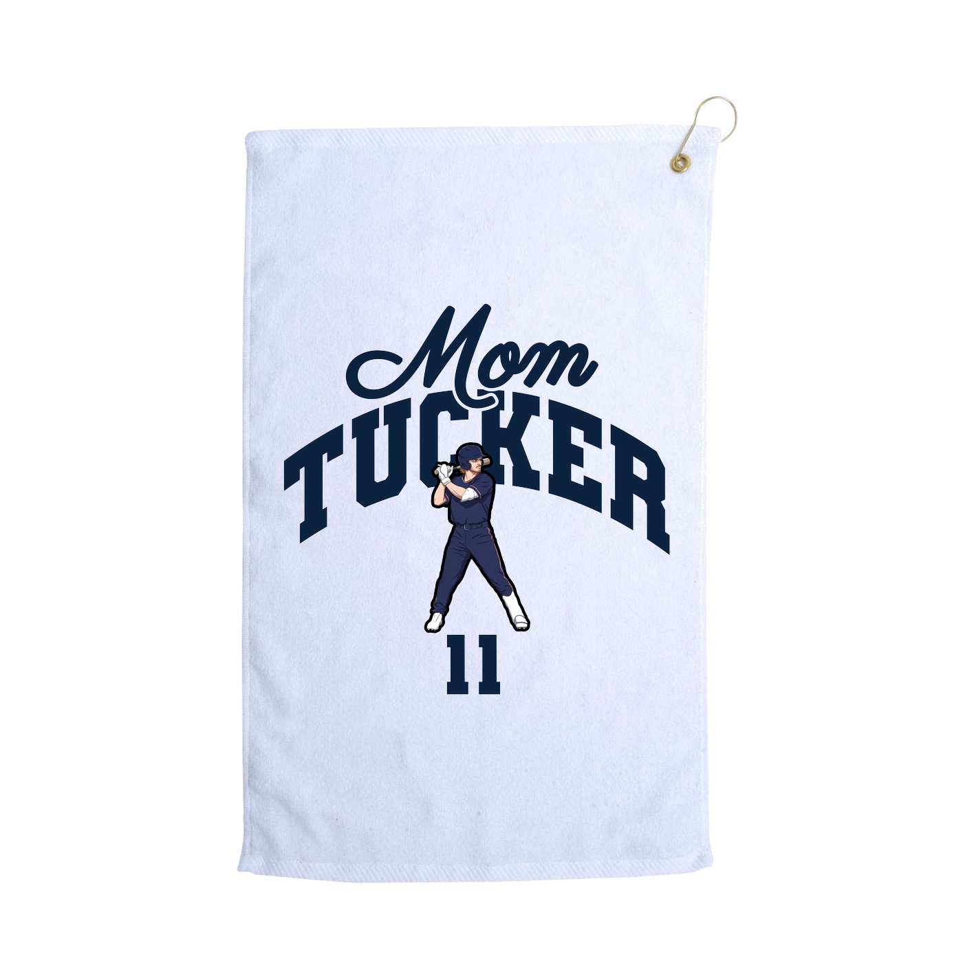 Golf Towel — Mothers Day Arch in White