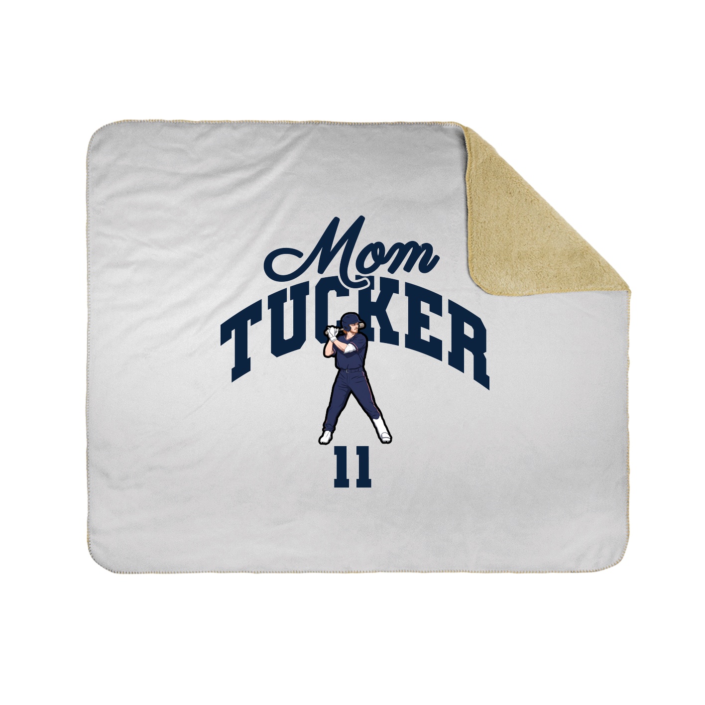 Throw Blanket — Mothers Day Arch in White