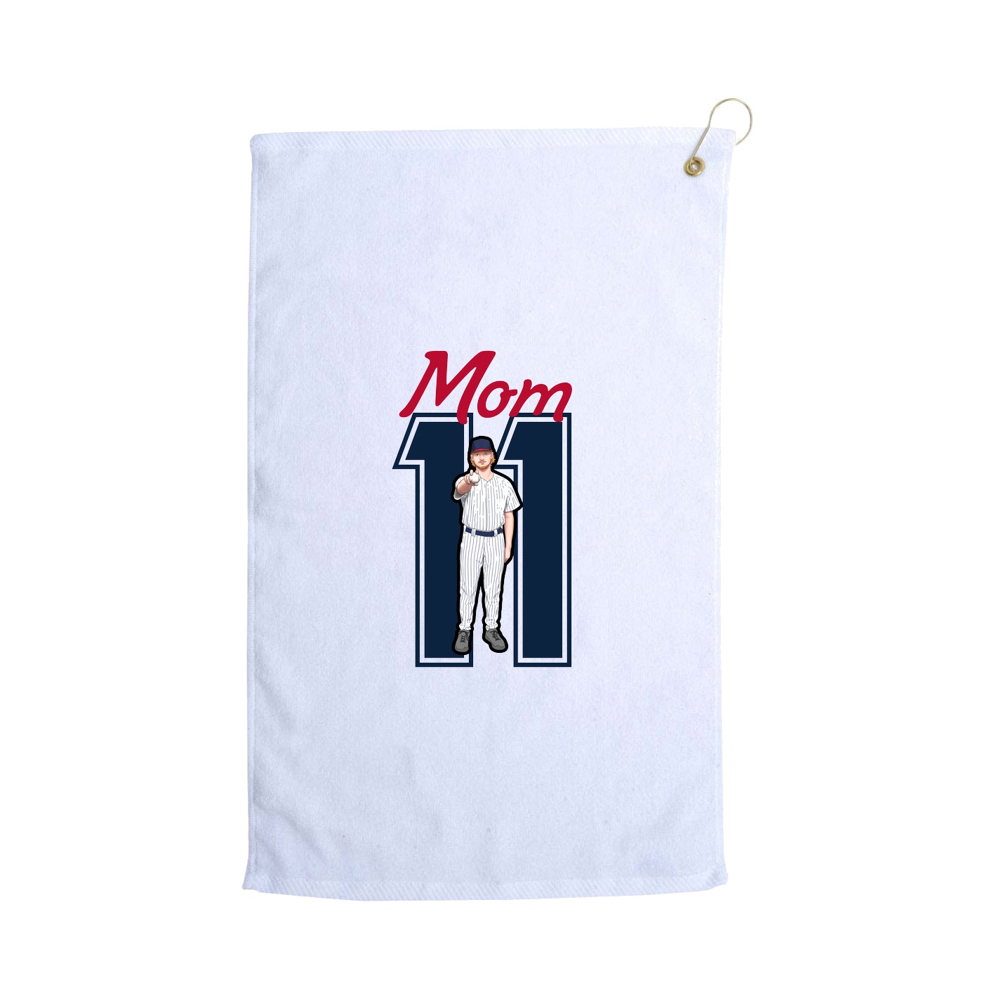 Golf Towel — Mothers Day Shirsey in White