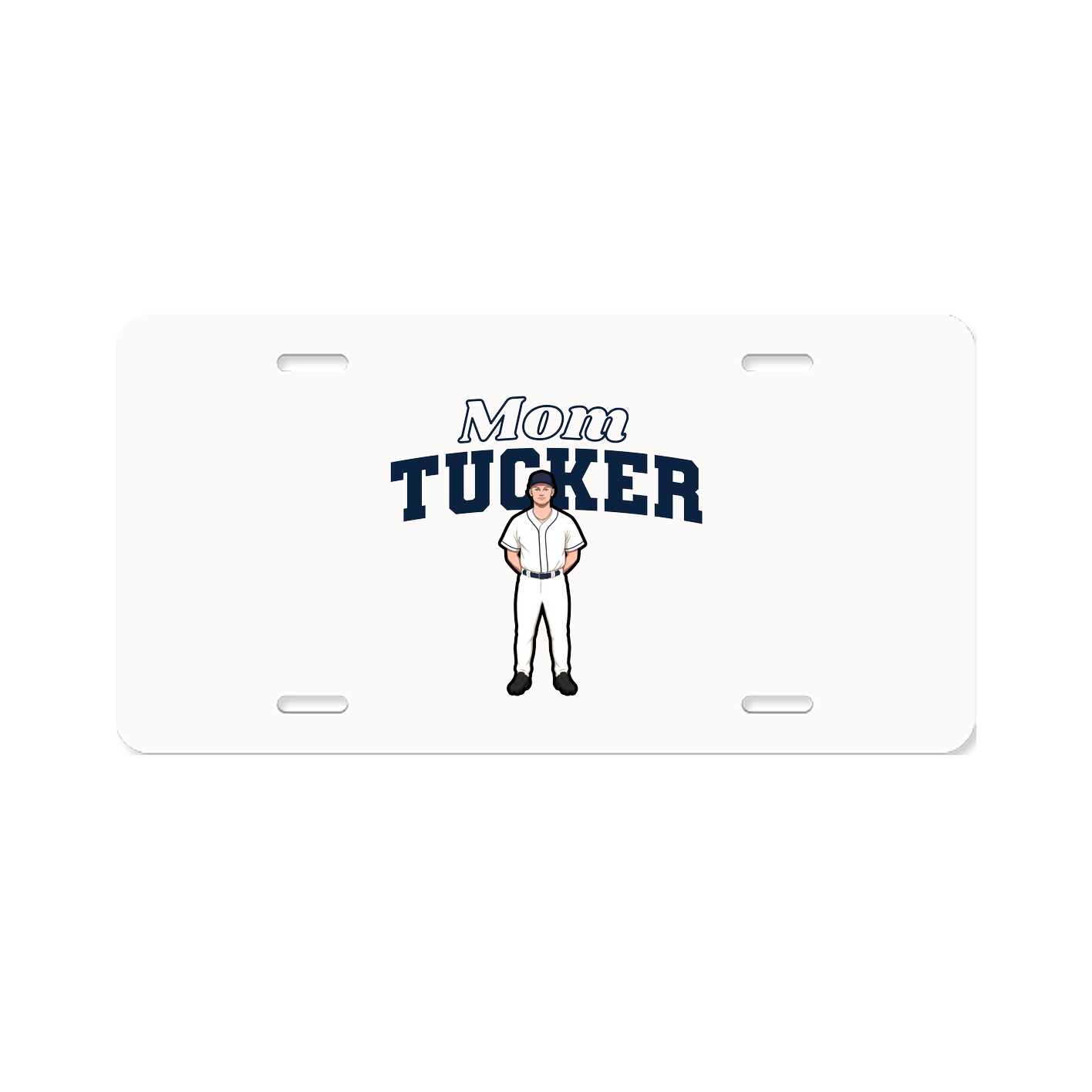 License Plate — Mothers Day Block in Classic