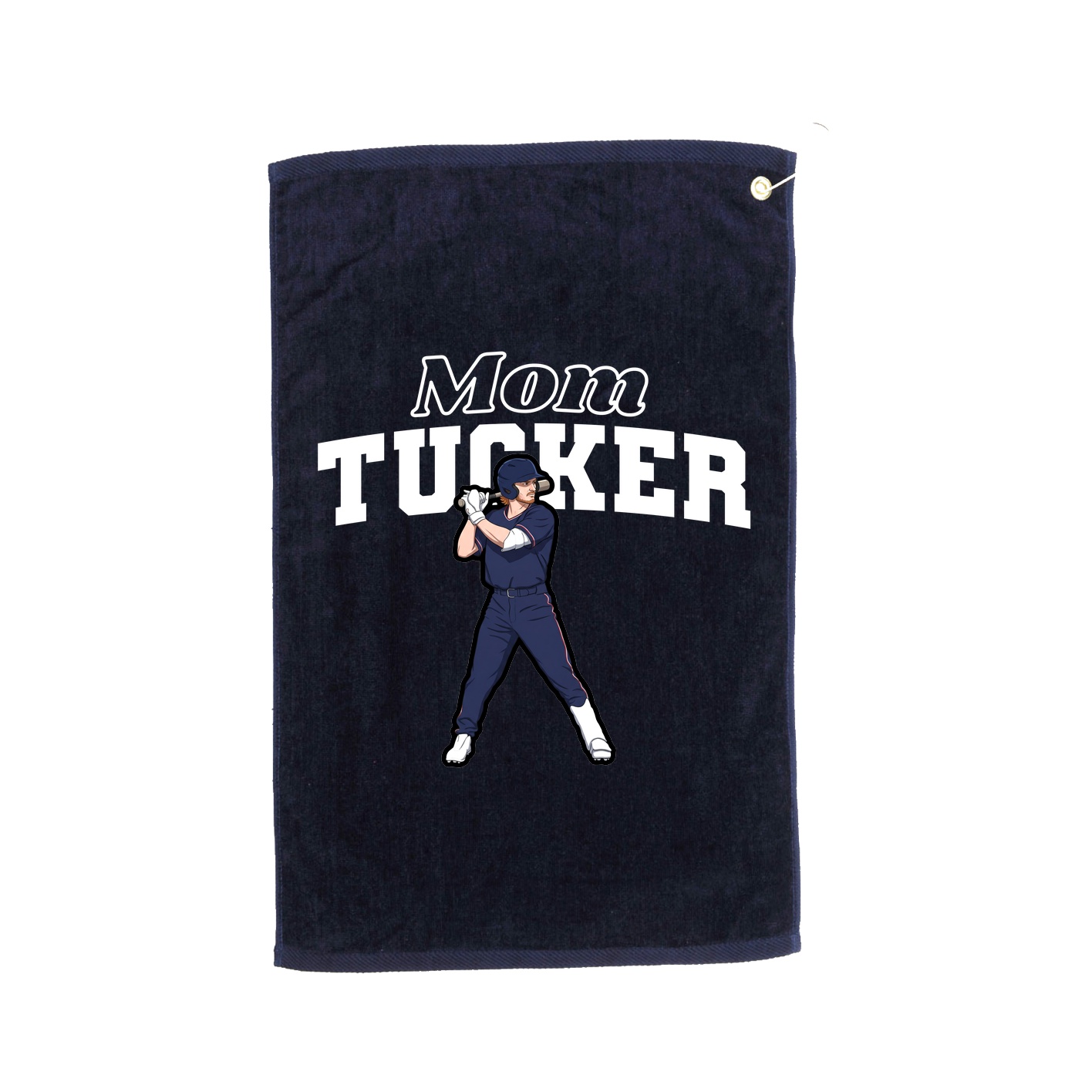 Golf Towel — Mothers Day Block in Navy