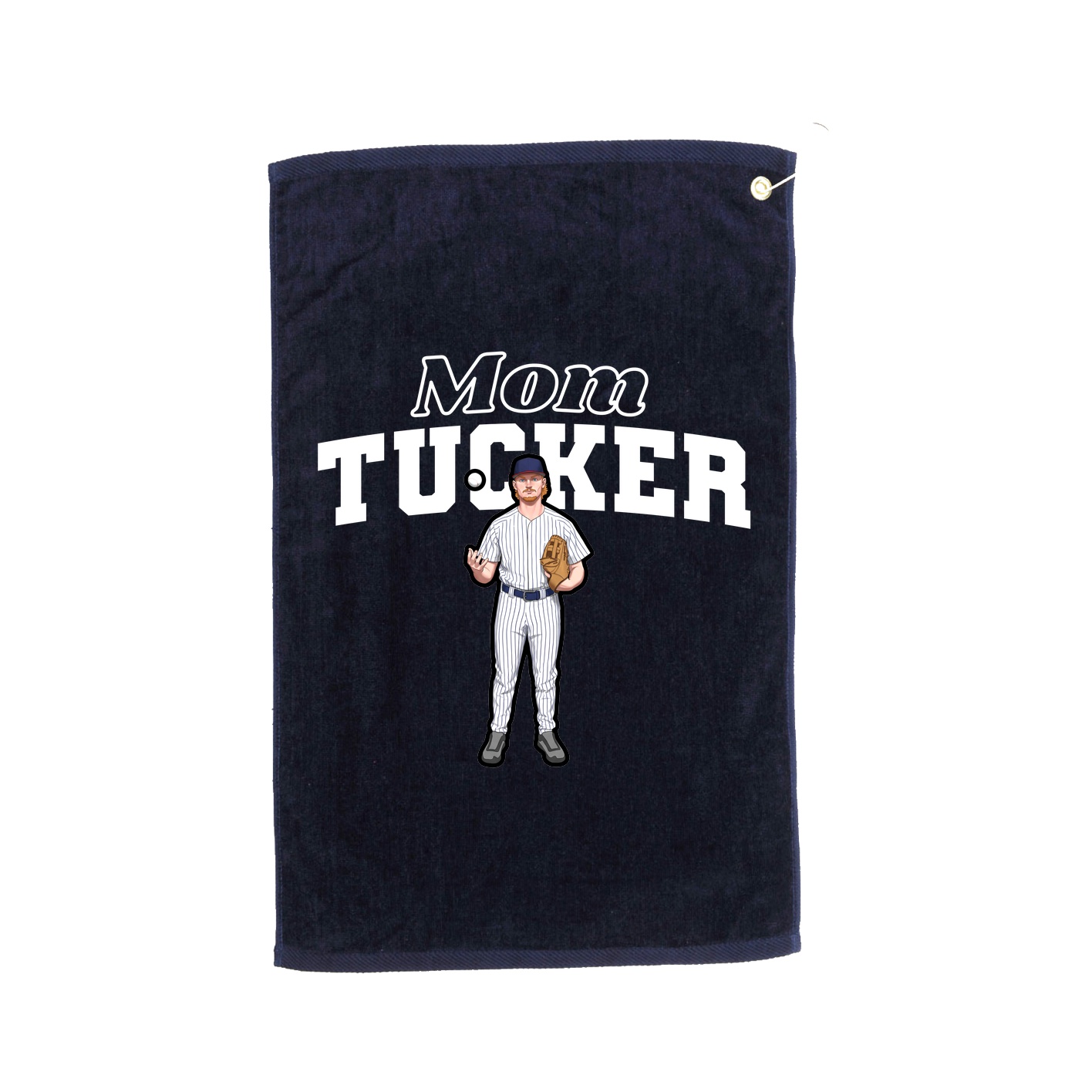 Golf Towel — Mothers Day Block in Navy