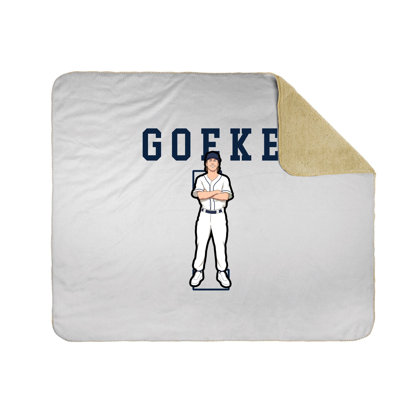 Throw Blanket — Shirsey in White