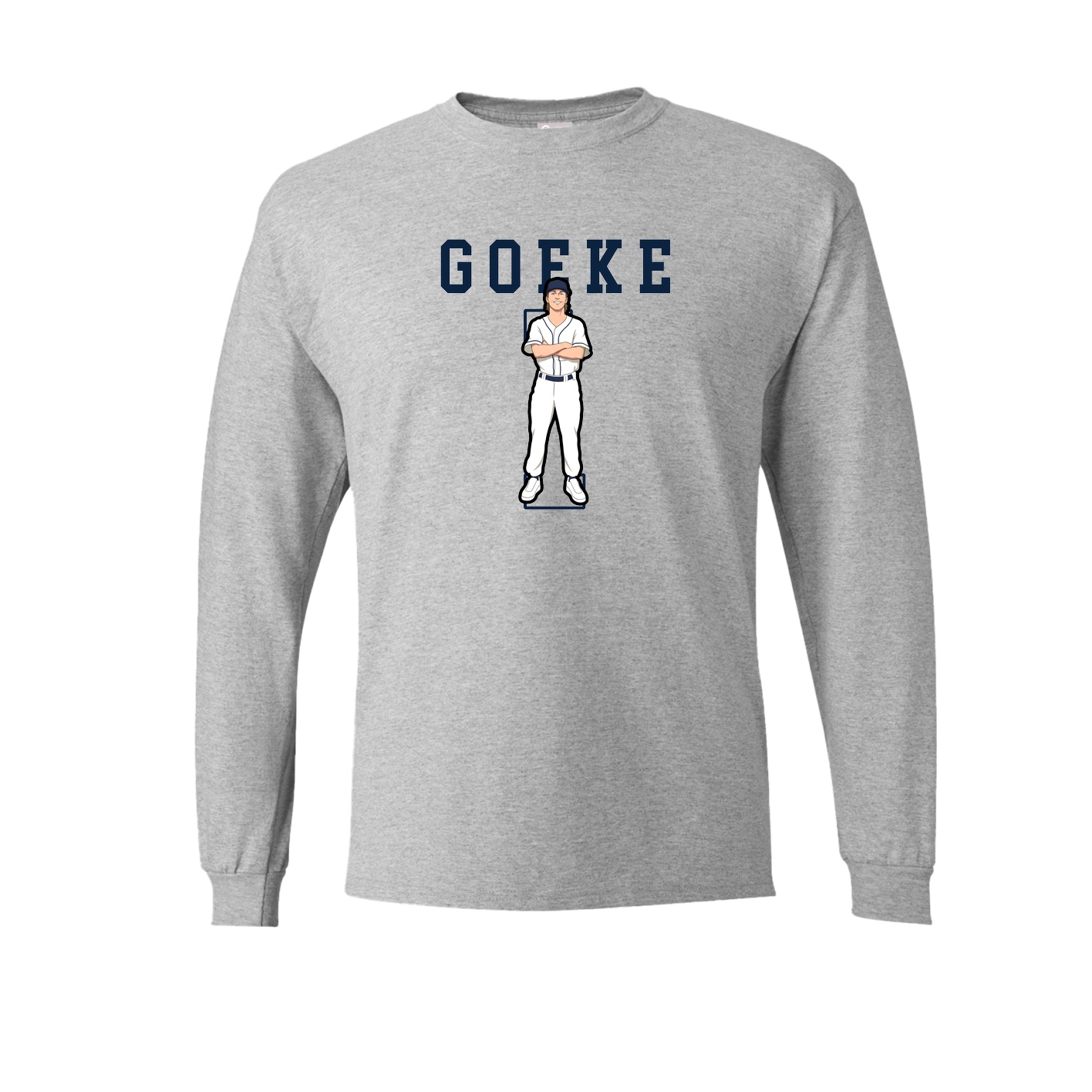 Long Sleeve Tee — Shirsey in Grey