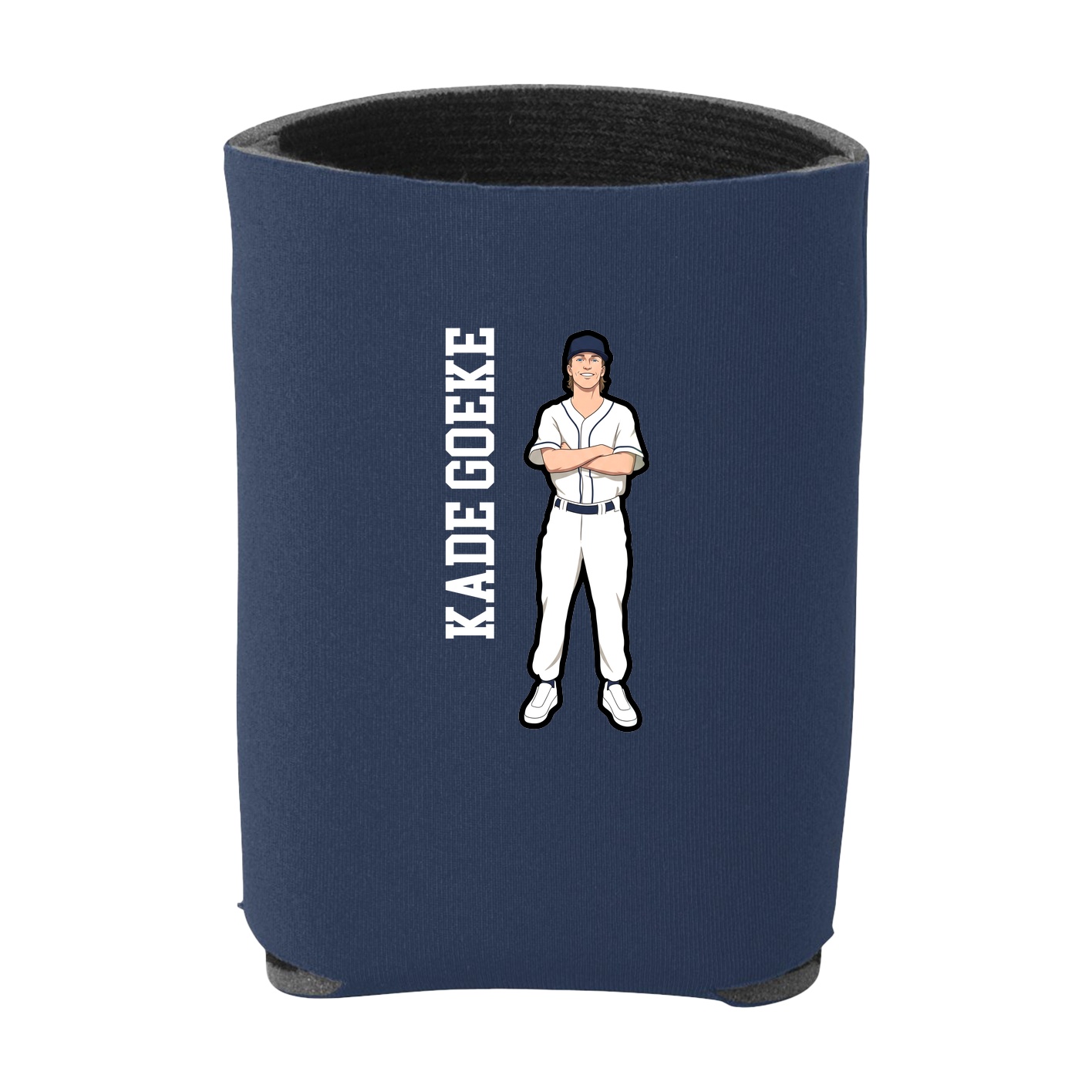 Can Holder — Name Vertical in Navy