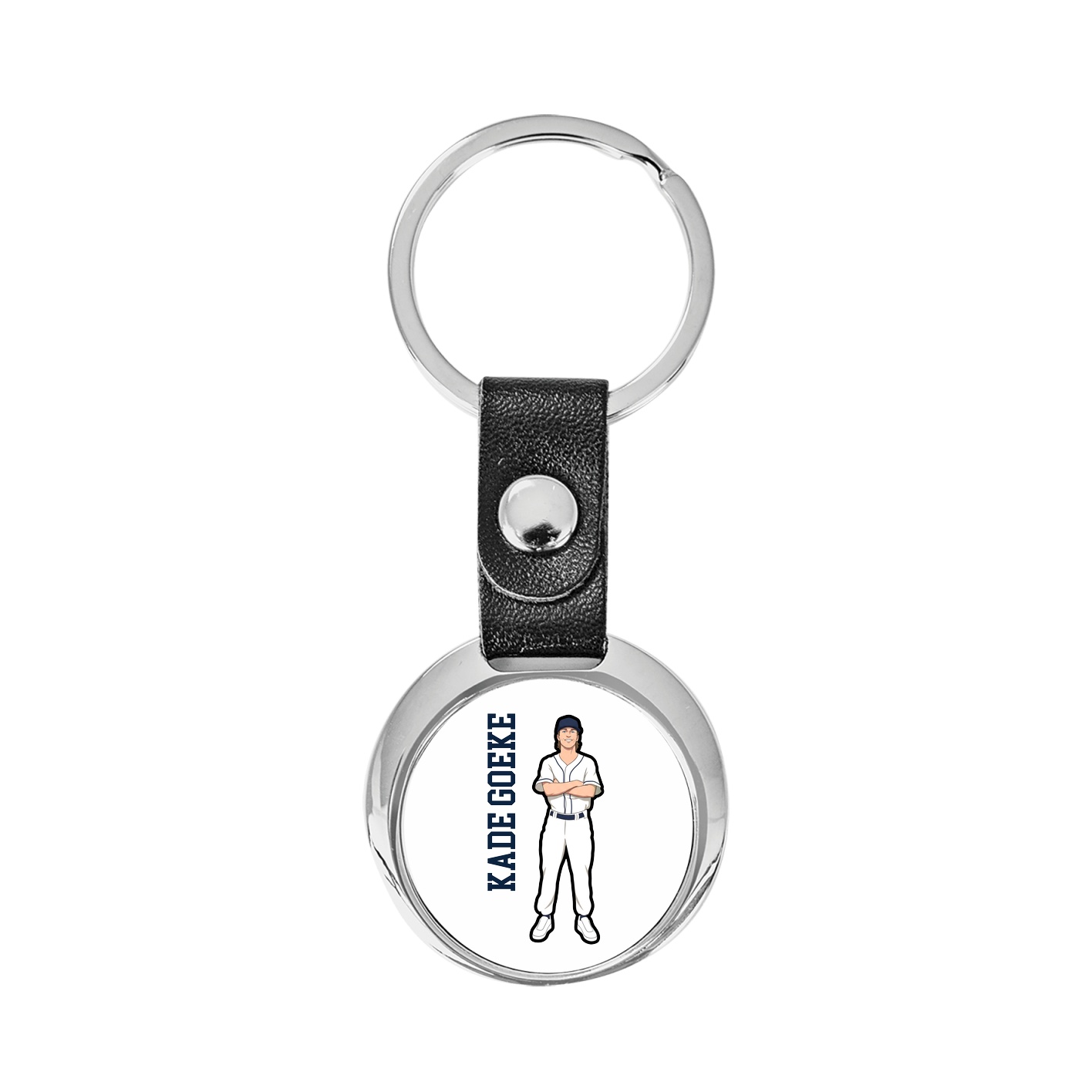 Key Chain — Name Vertical in Classic