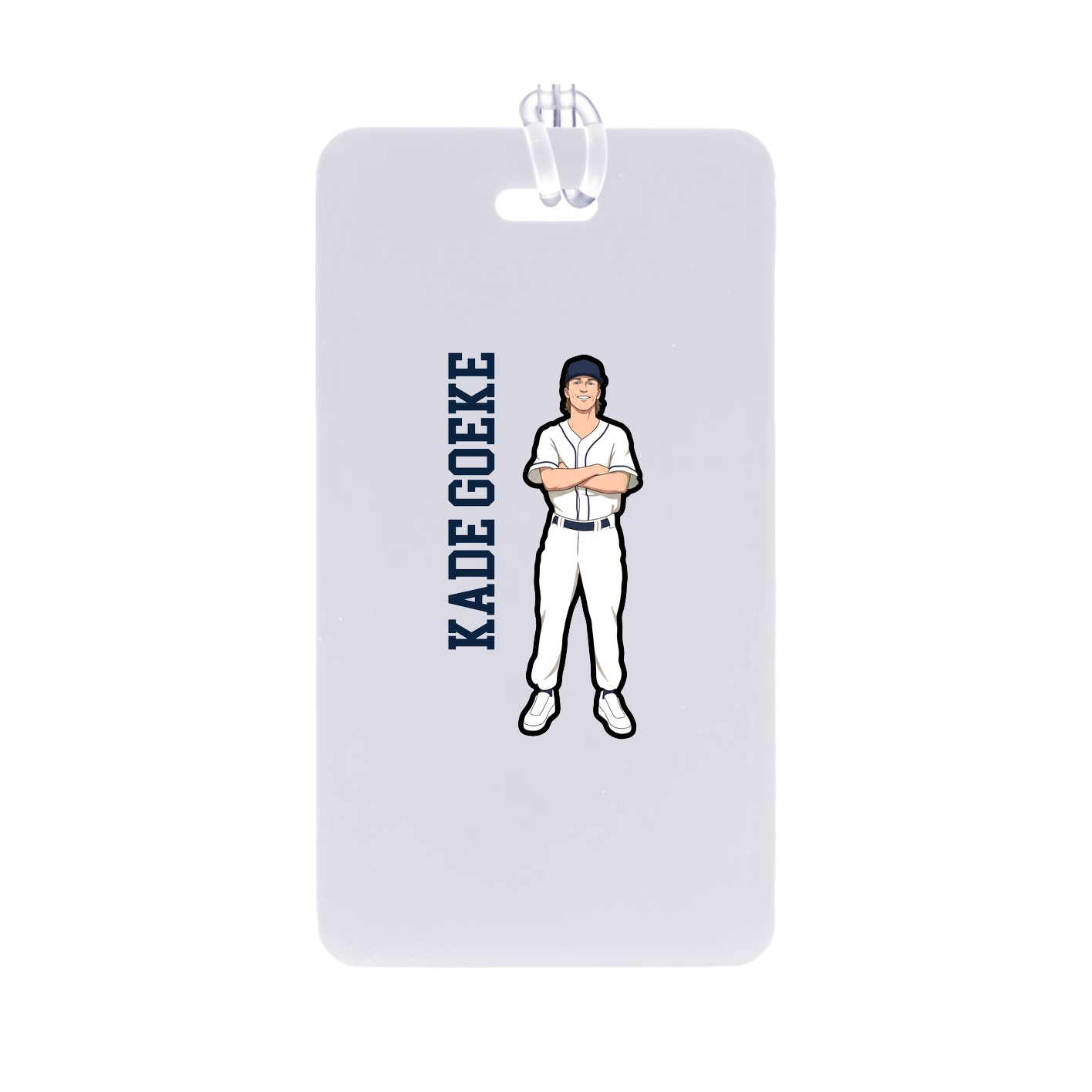 Bag Tag — Name Vertical in Classic