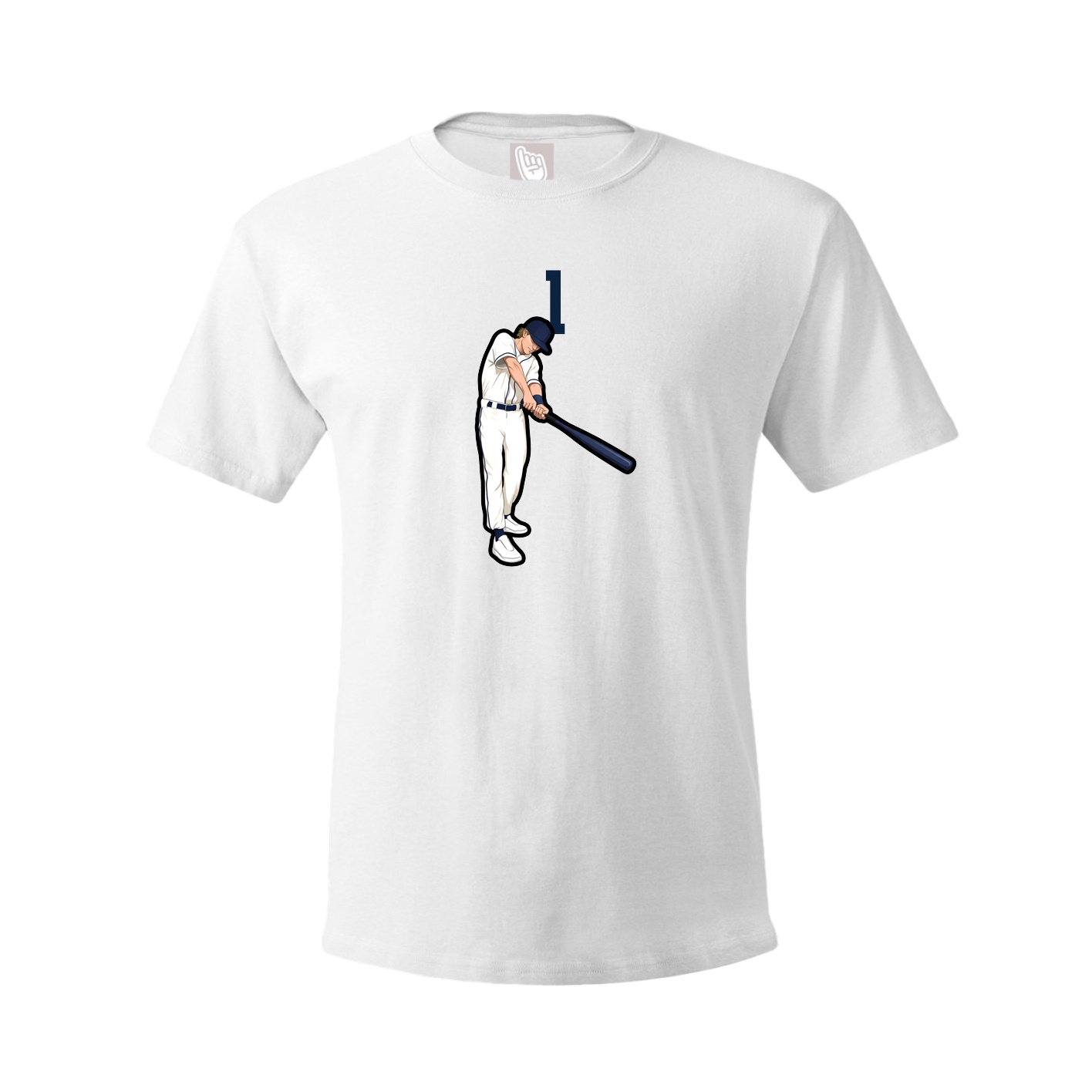 Tee — Number Top in White