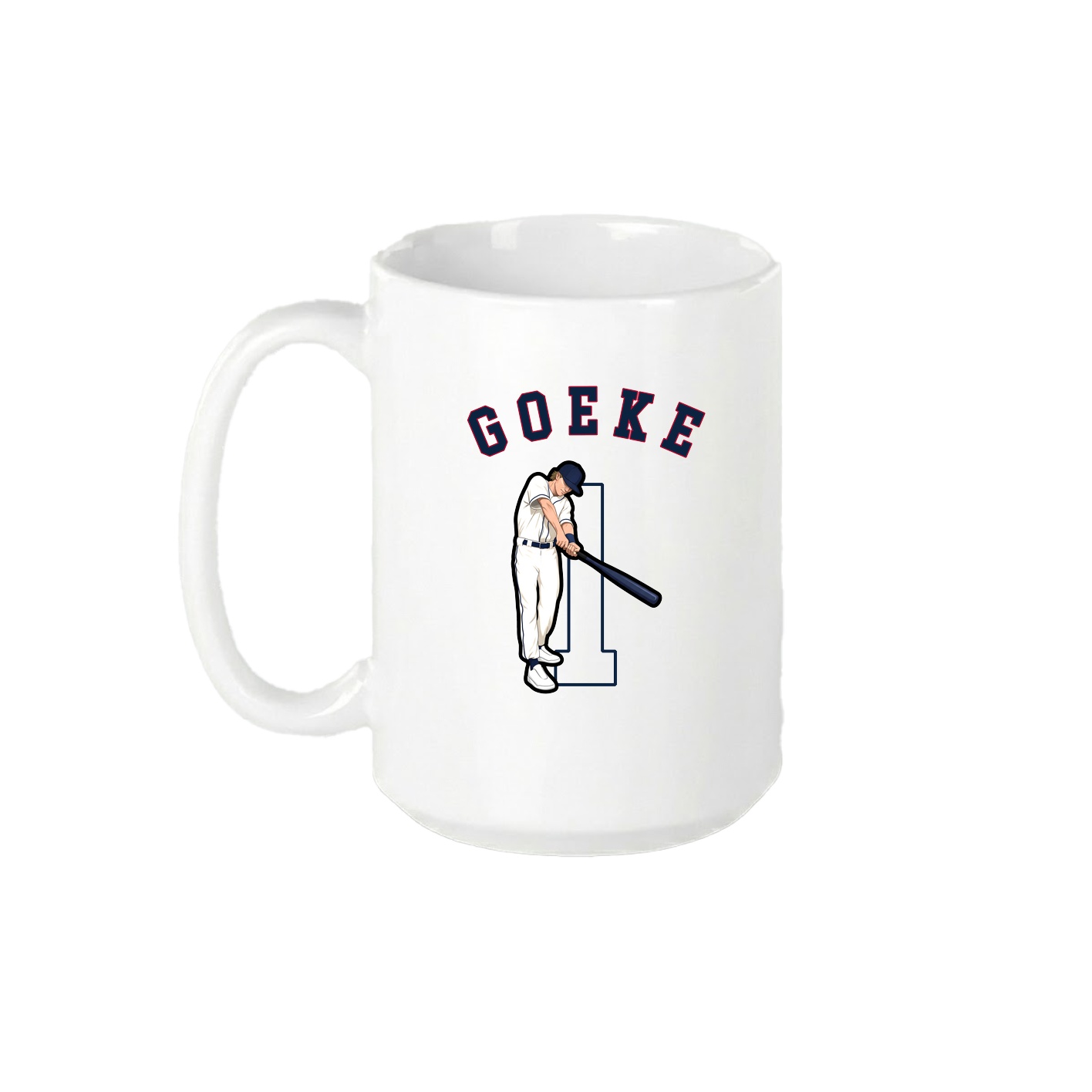 15oz Coffee Mug — Shirsey Arch in White