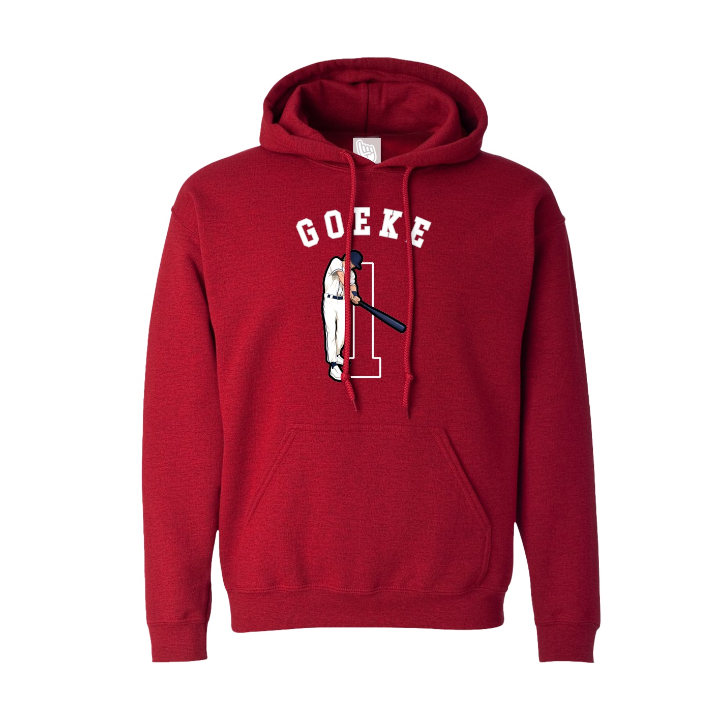 Hoodie — Shirsey Arch in Crimson