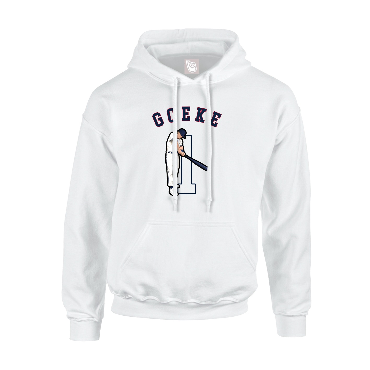 Youth Hoodie — Shirsey Arch in White