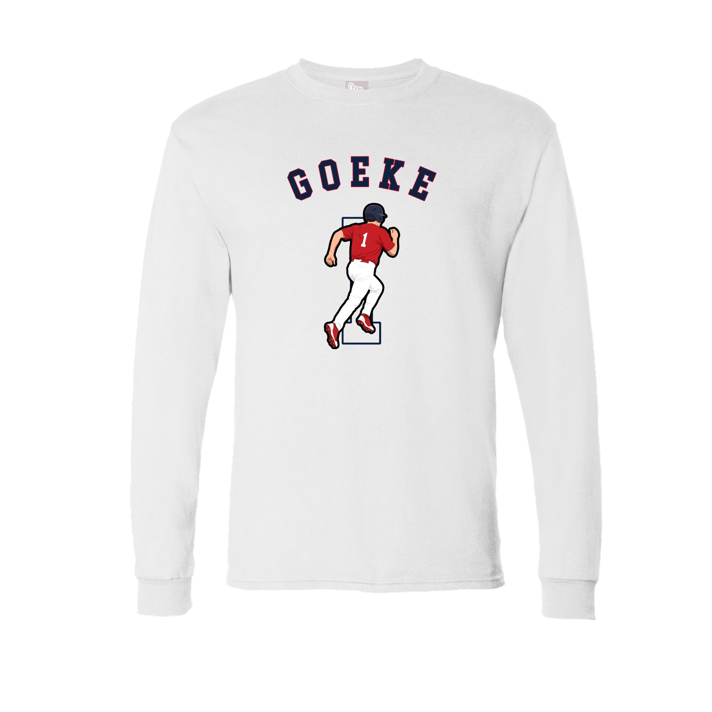 Long Sleeve Tee — Shirsey Arch in White