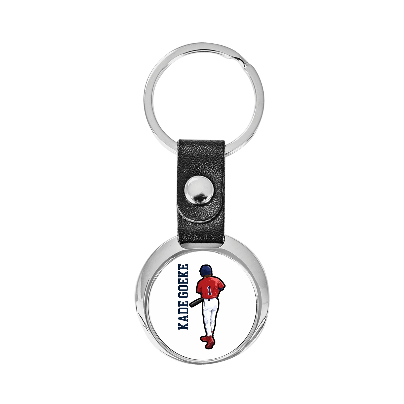 Key Chain — Name Vertical in Classic