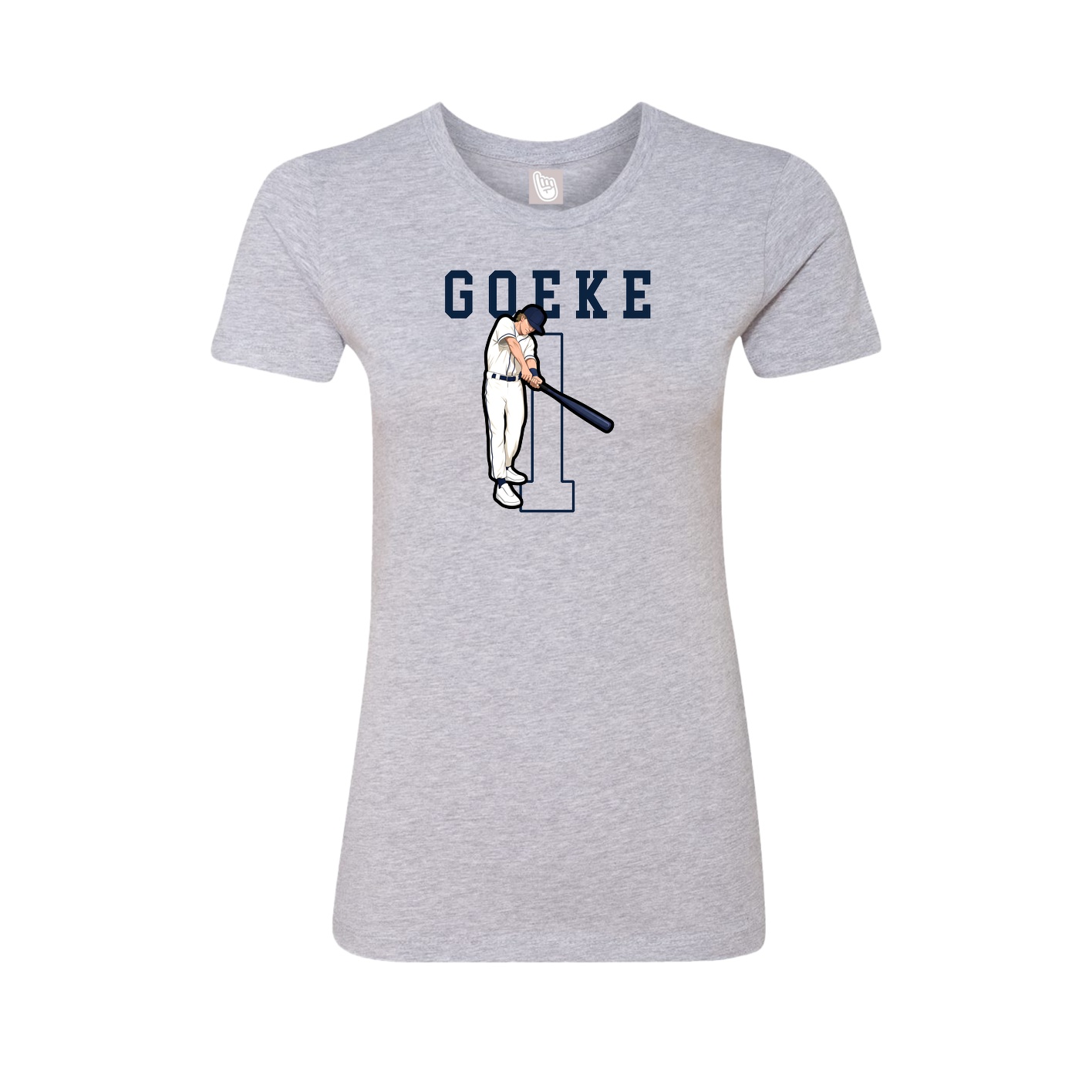 Fitted Women's Tee — Shirsey in Grey