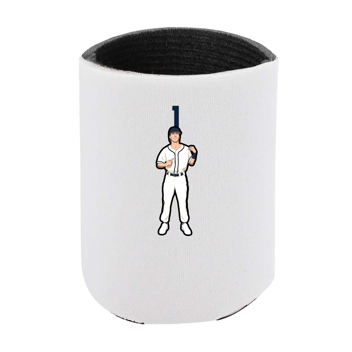 Can Holder — Number Top in White