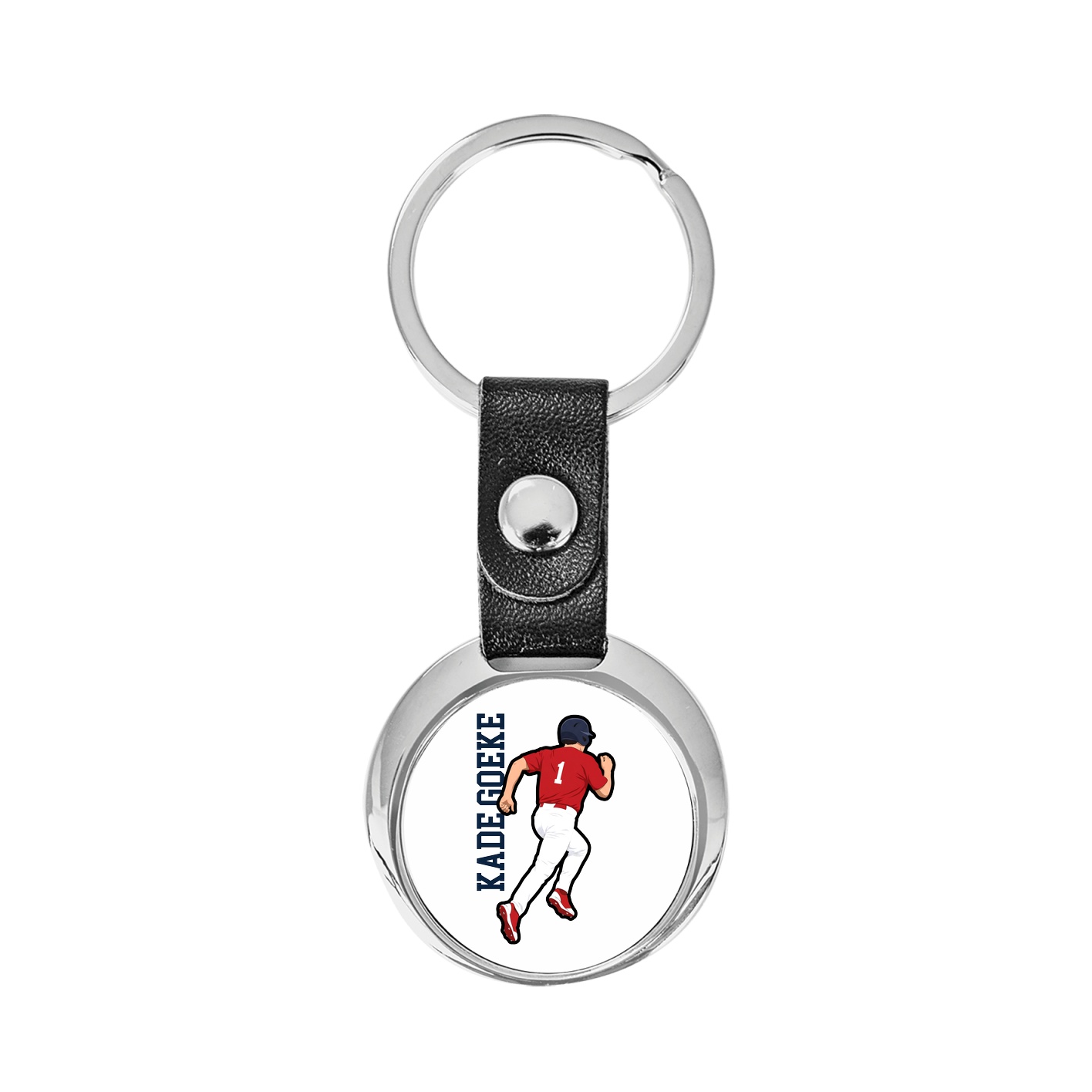 Key Chain — Name Vertical in Classic